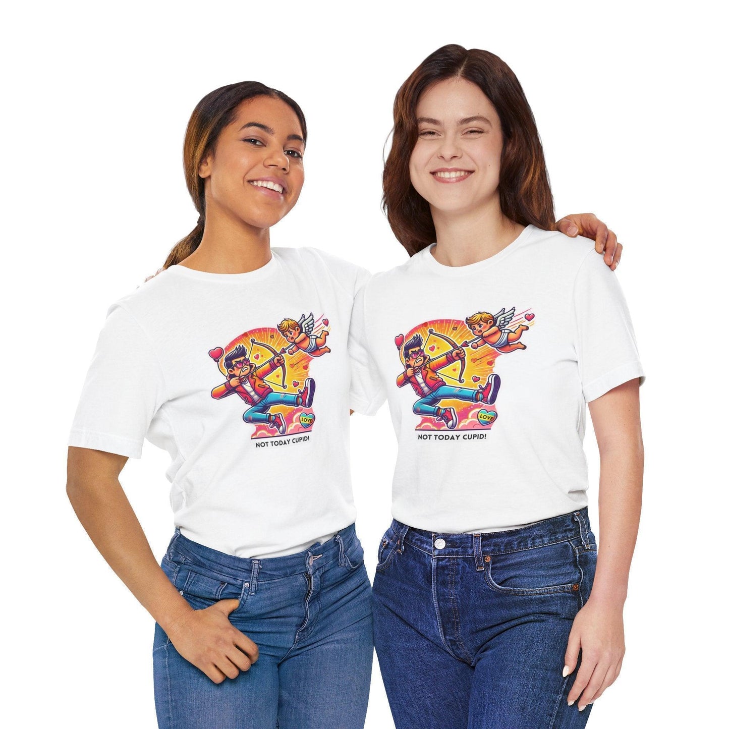 ๐น Cupid Begone! ๐น Unisex Jersey Tee โจ Love on your own terms! - Whippie's