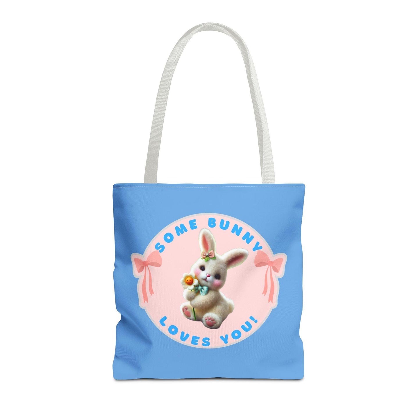 Some Bunny Loves You Easter Tote Bag - Hop into Easter with Adorable Style! 🐰💖 - Whippie's