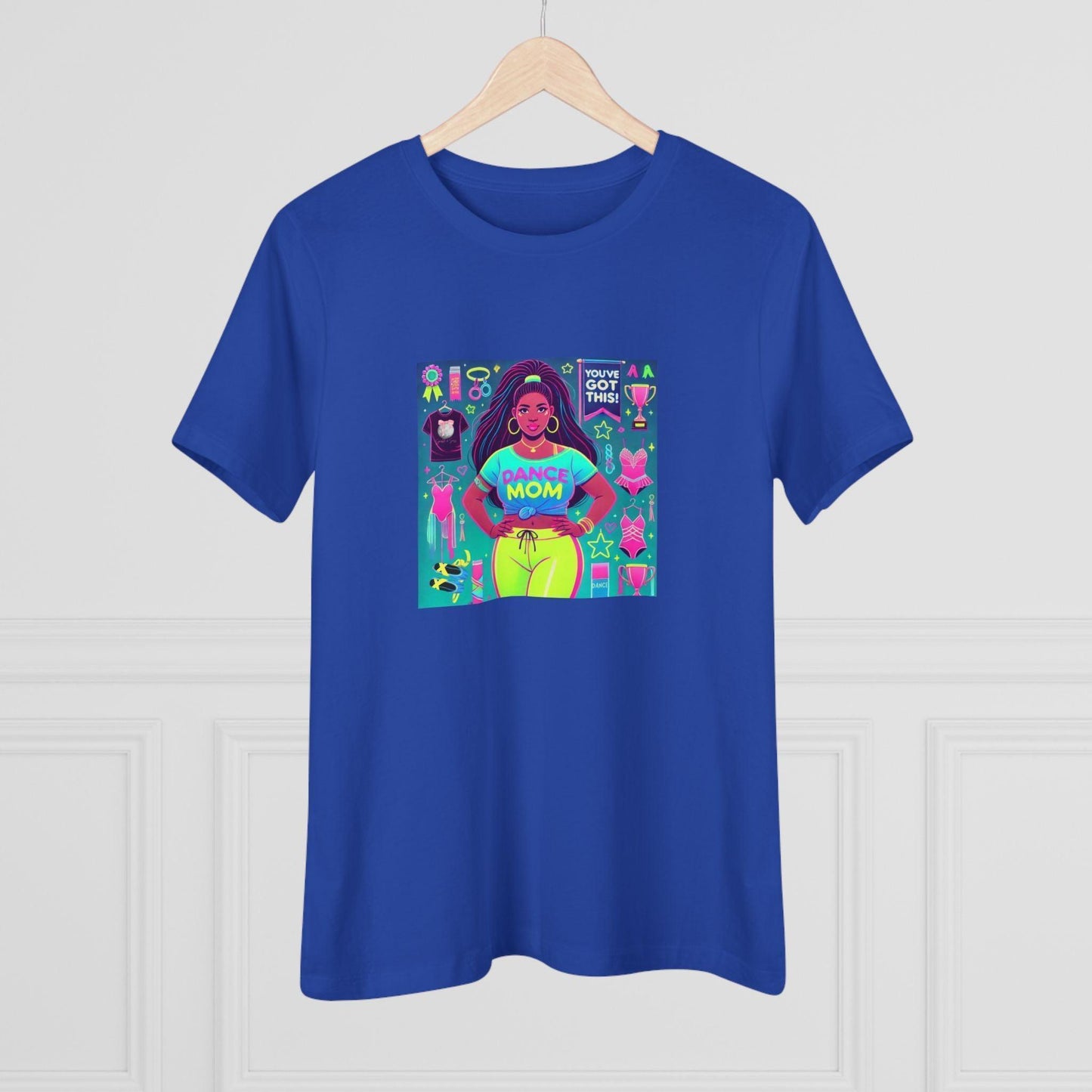 Dance Mom: You've Got This - Darker Skin Tone Mom - Curvy - Women's Softstyle Tee - Whippie's
