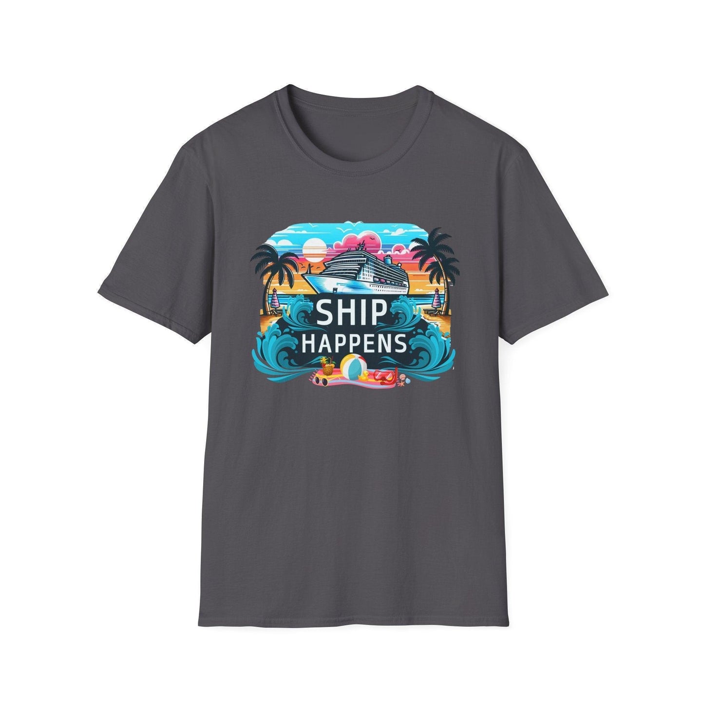 Ship Happens 🛳️🌊 Unisex Tee 🌴 (It's all part of the adventure! 😉) - Whippie's