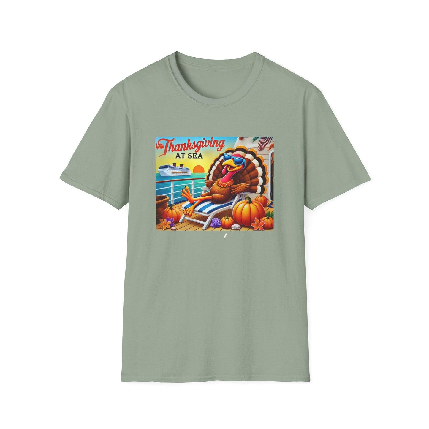 Turkey on Vacation - Gobble 'til You Wobble on the Open Seas! š¦š¢ Unisex T-Shirt š - Whippie's