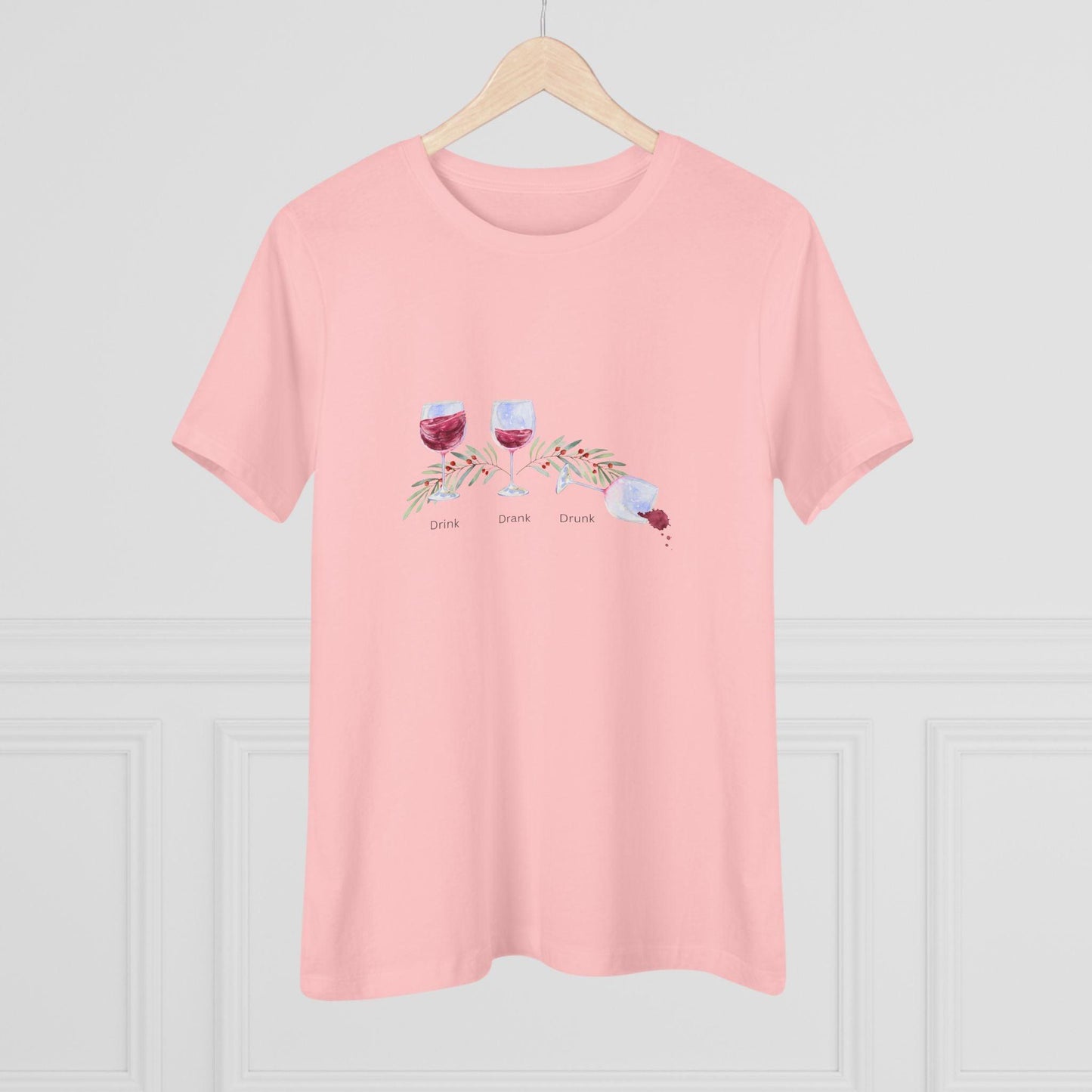 Drink, Drank, Drunk - Christmas Edition - 'Tis the Season to be Tipsy! 🍷🎄 - Women's Softstyle Tee - Whippie's