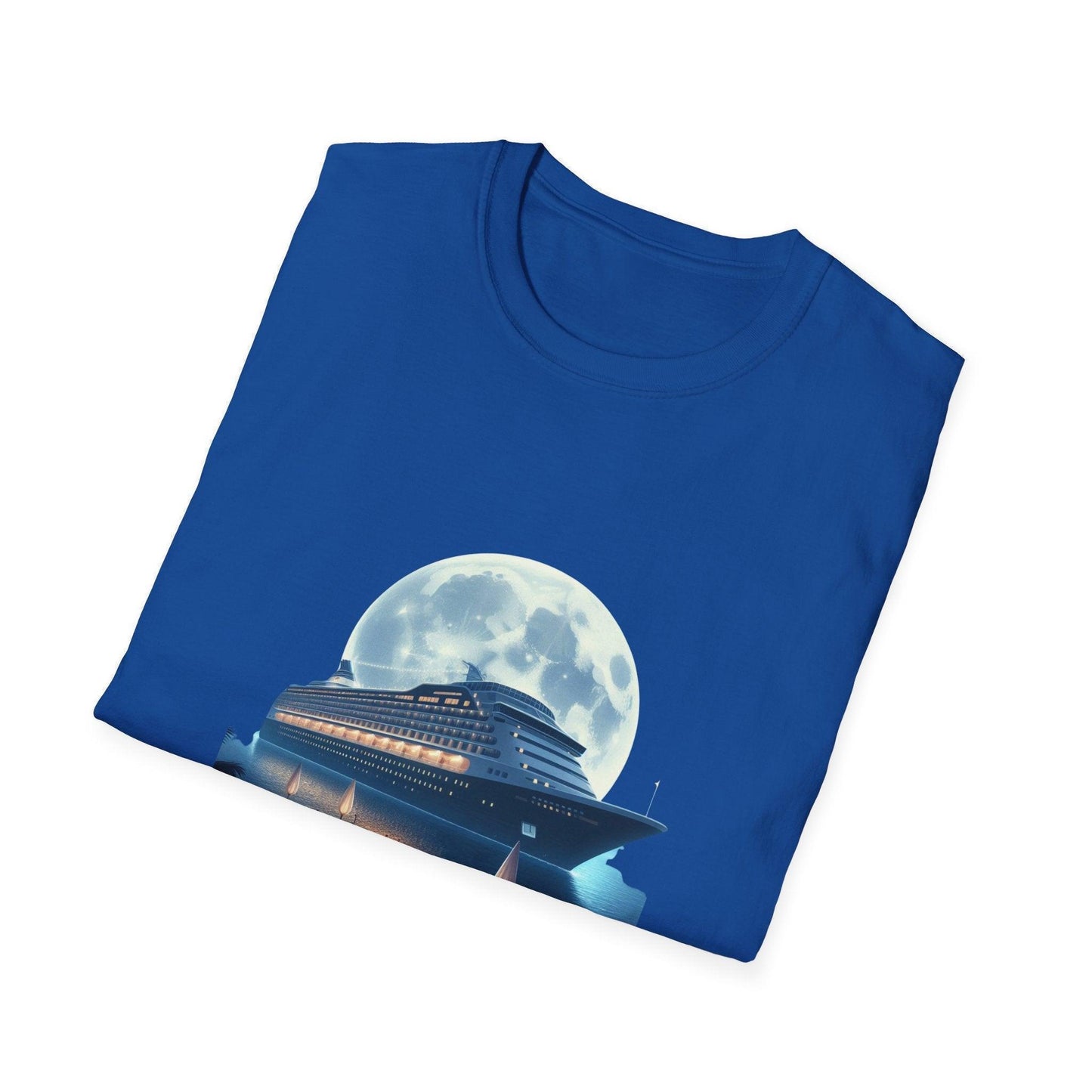 Moonlight Cruise Party 🛳️ Unisex T-Shirt - Dance the Night Away! 🌕 - Whippie's