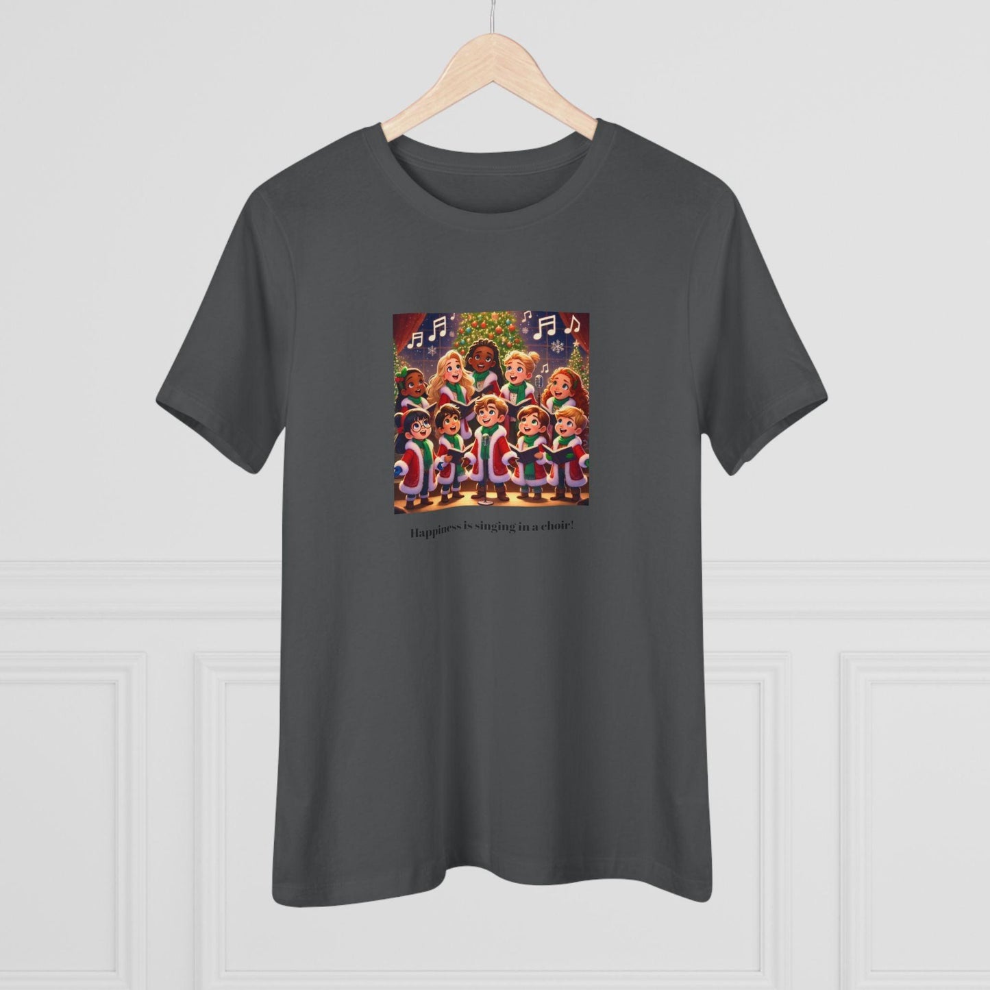 Happiness is Singing in a Choir - Women's Tee - Whippie's