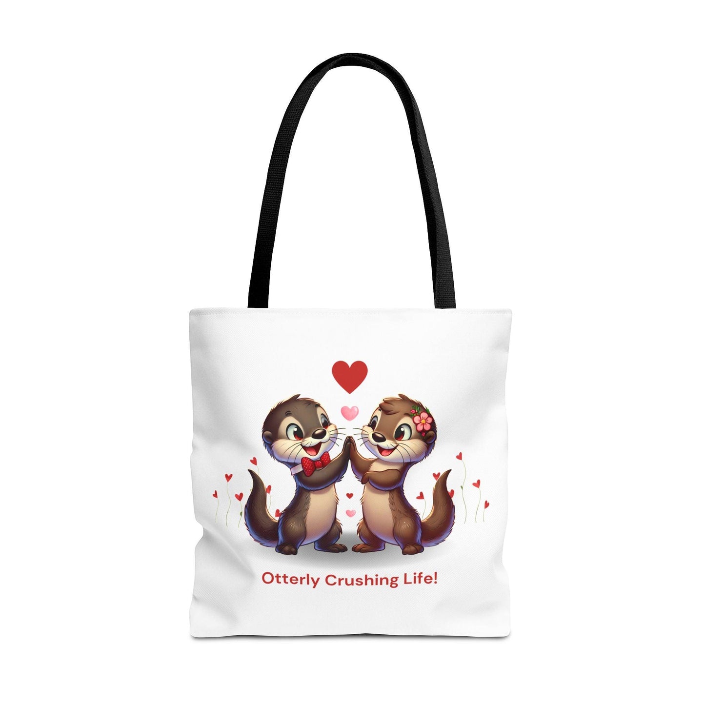 Otterly Crushing Life! Tote Bag - Carry Your World, Otter Style 🦦💖 - Whippie's