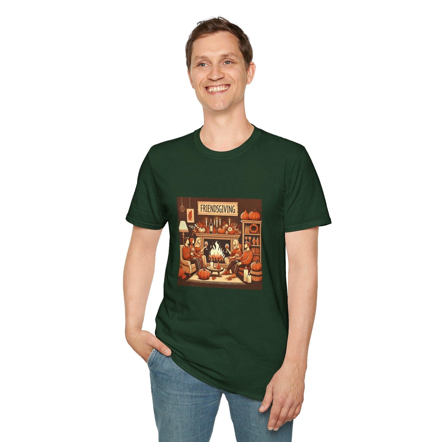 Friendsgiving Vibes - Gather & Give Thanks! š·š Unisex T-Shirt - Whippie's