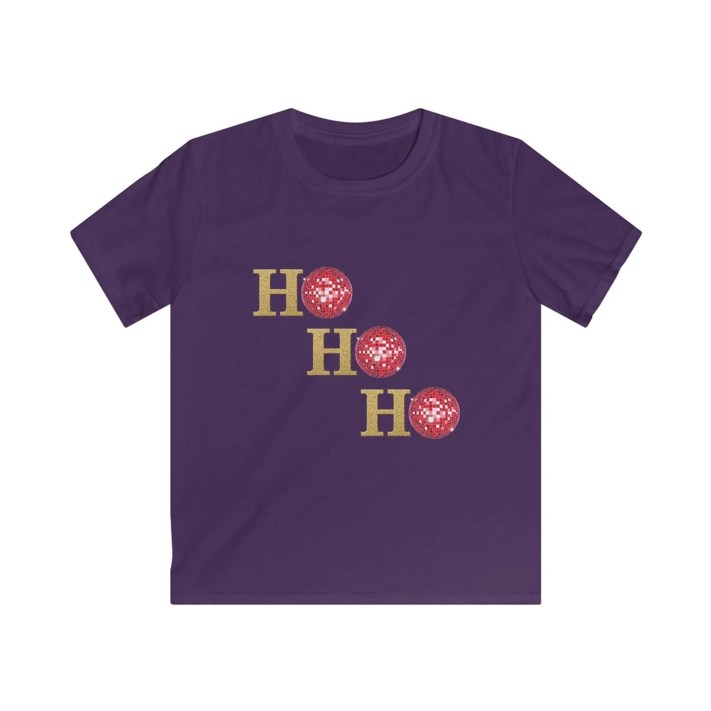 Ho Ho Ho Kids' Tee ✨ (with Disco Ball O's!) - Whippie's