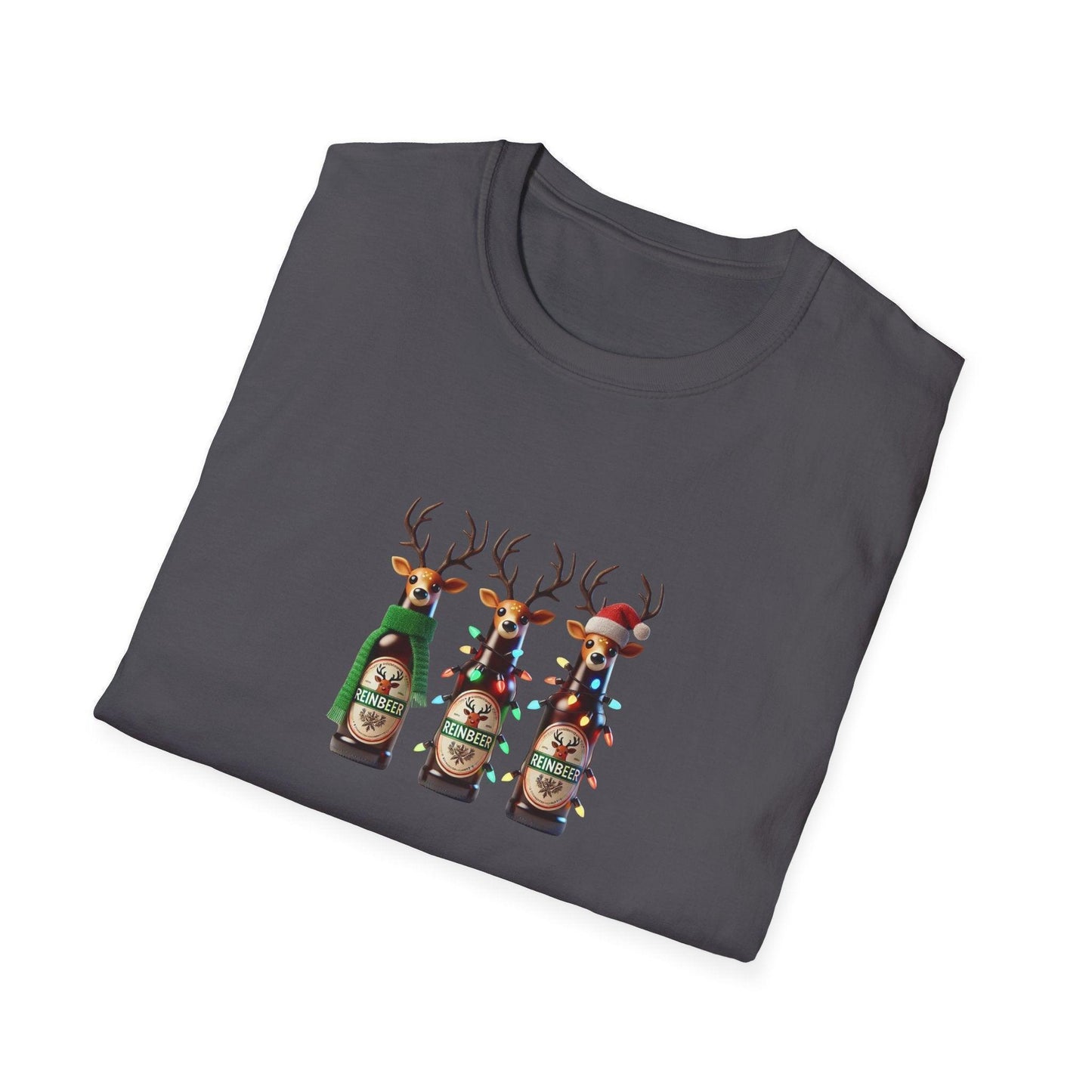 Reinbeer: 'Tis the Season to be Drinking! ๐ป๐ฆ๐ - Unisex Softstyle T-shirt - Whippie's