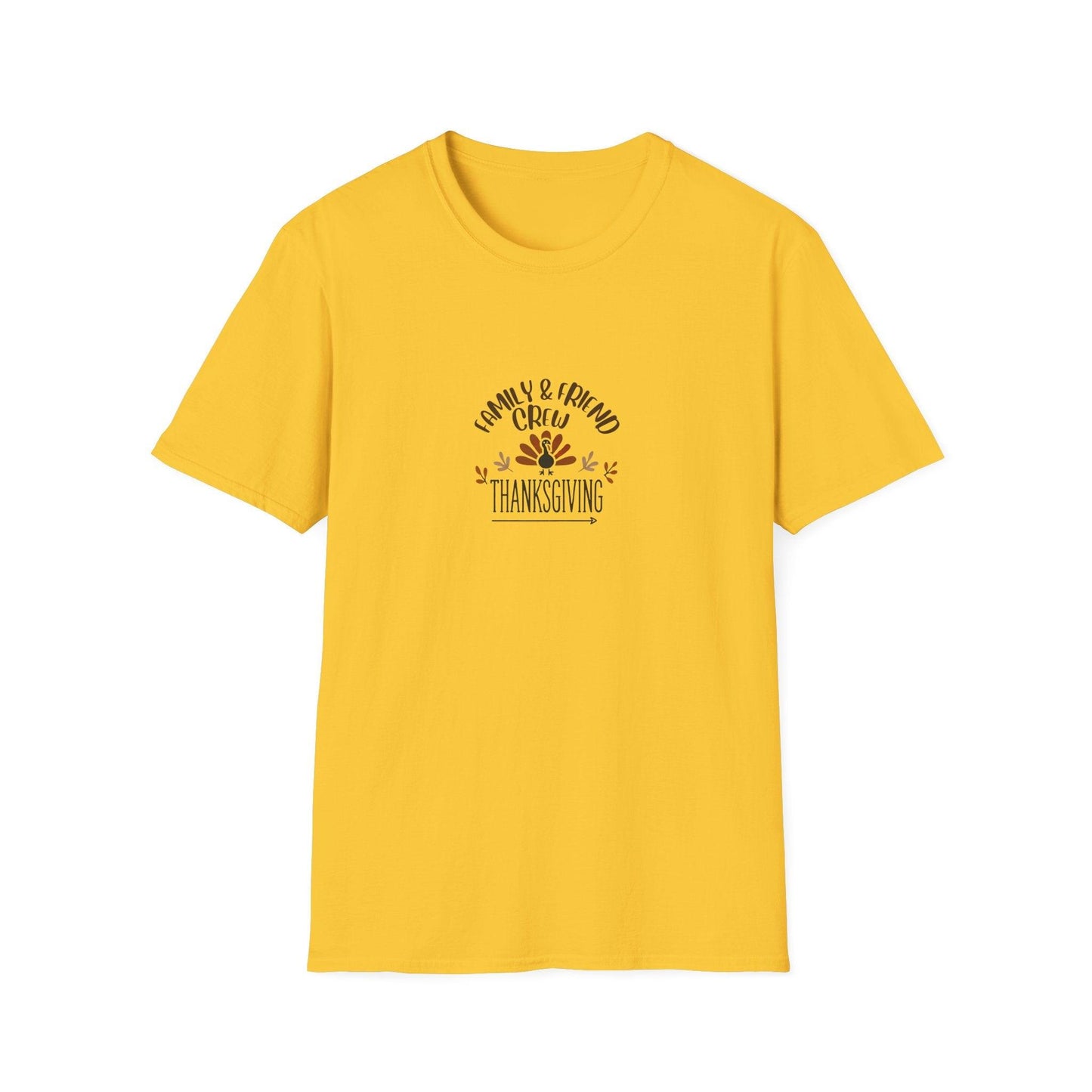 Thanksgiving Family & Friends Crew - Gobble 'Til You Wobble with Your Favorite Crew! 🦃🍁 Unisex T-Shirt - Whippie's
