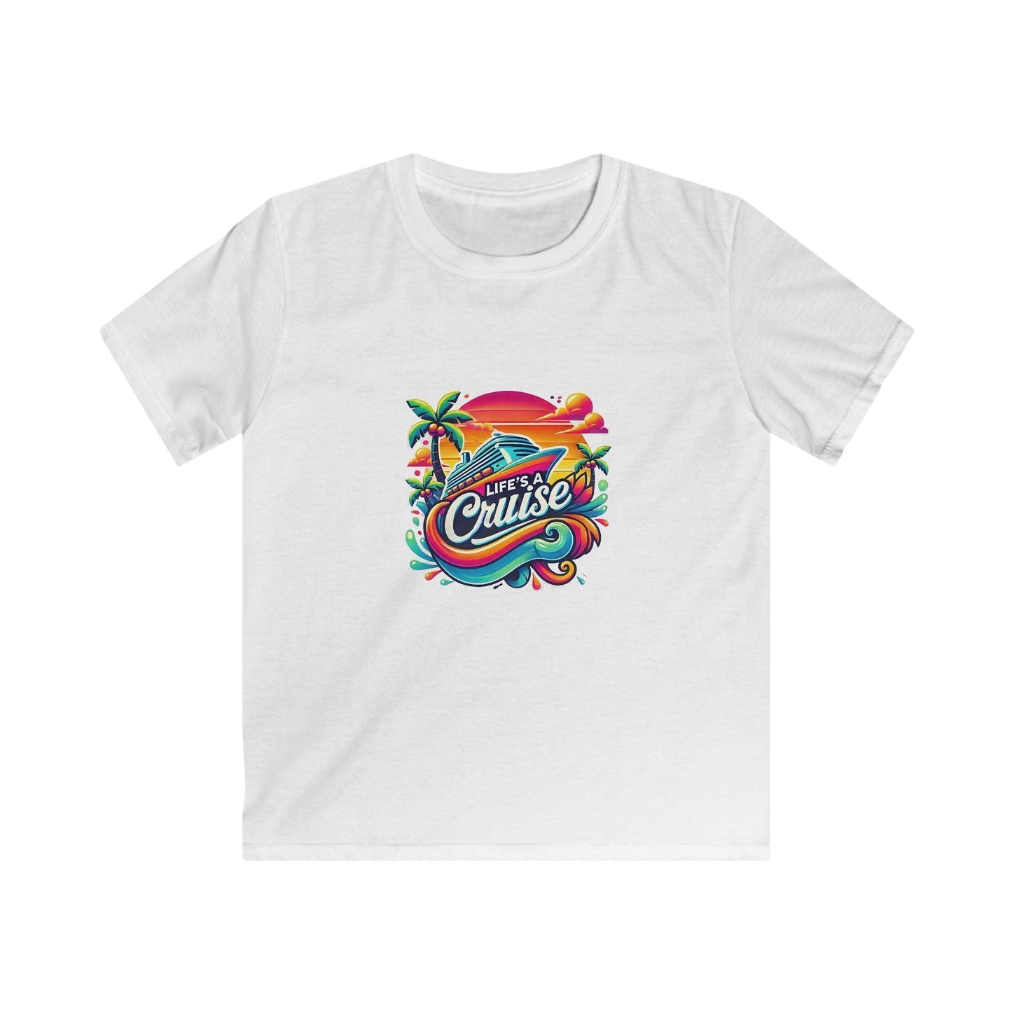 Life's a Cruise 🌊☀️🚢🌴 Kids Unisex Tee - Whippie's