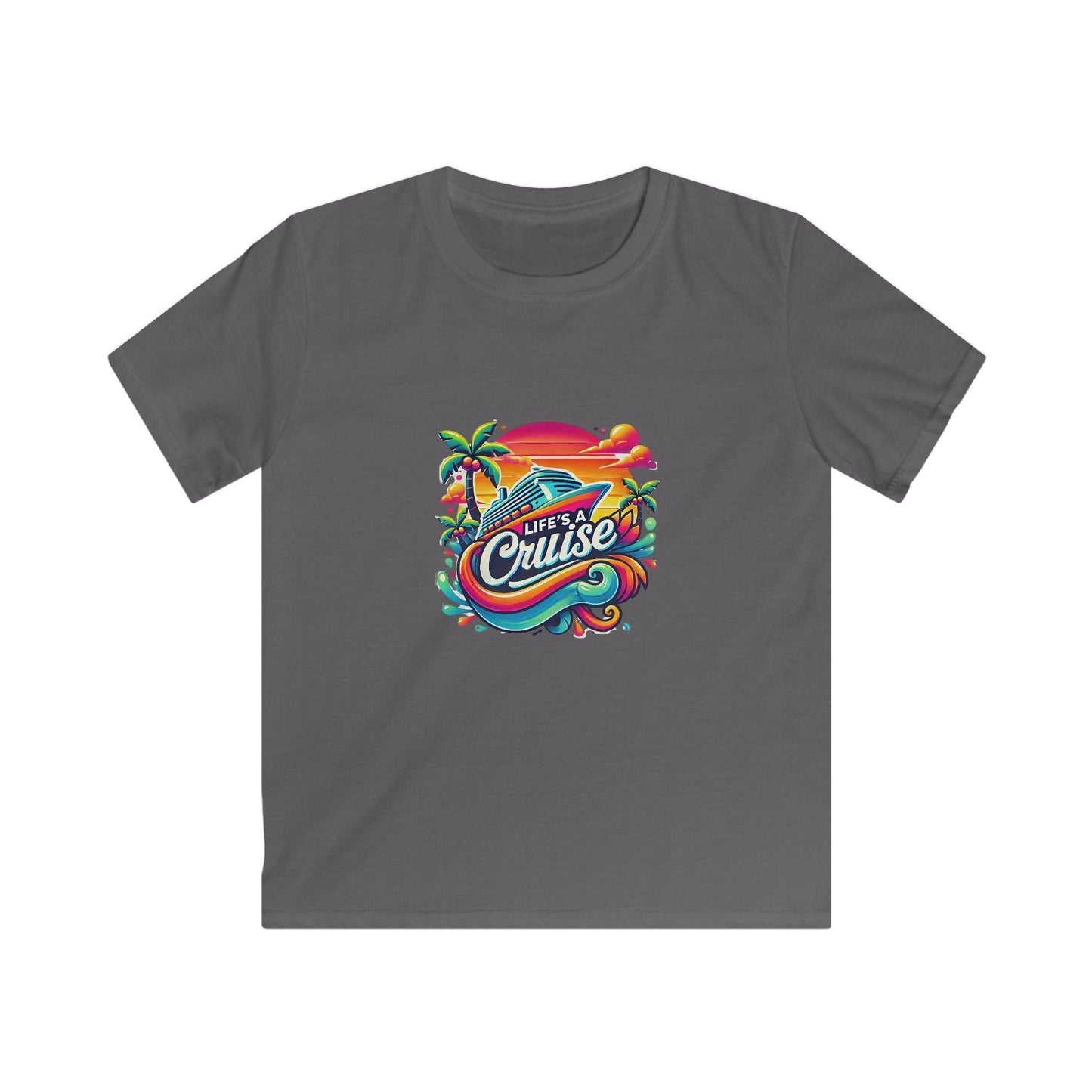 Life's a Cruise 🌊☀️🚢🌴 Kids Unisex Tee - Whippie's