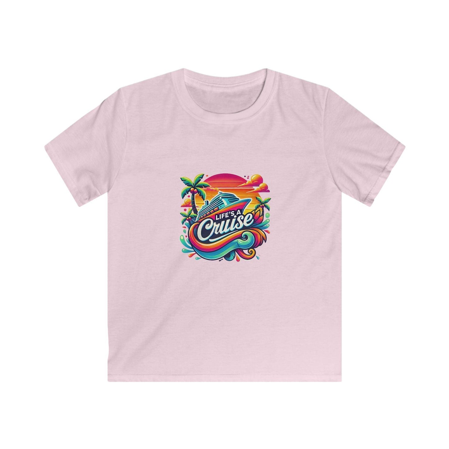 Life's a Cruise 🌊☀️🚢🌴 Kids Unisex Tee - Whippie's
