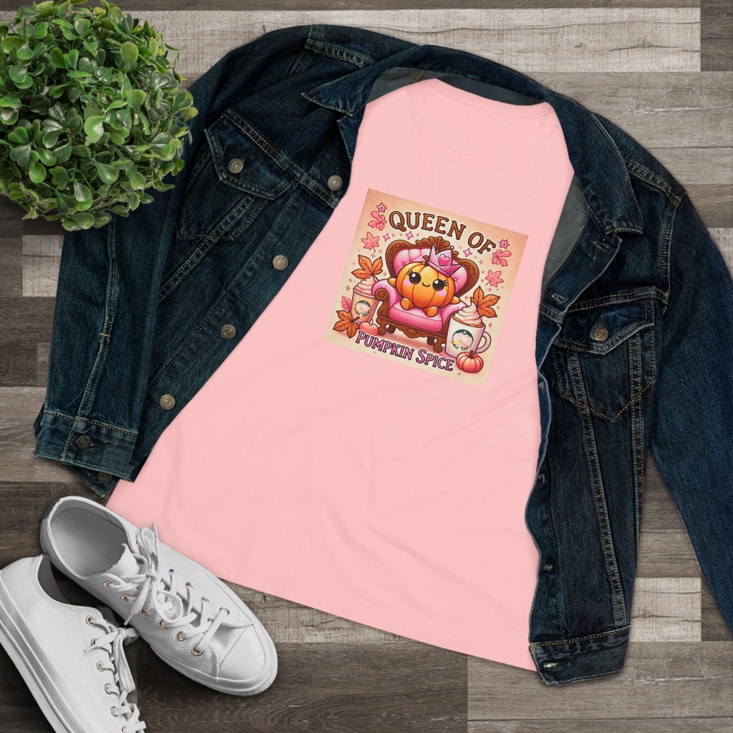 Queen of Pumpkin Spice - Women's Softstyle Tee - Whippie's