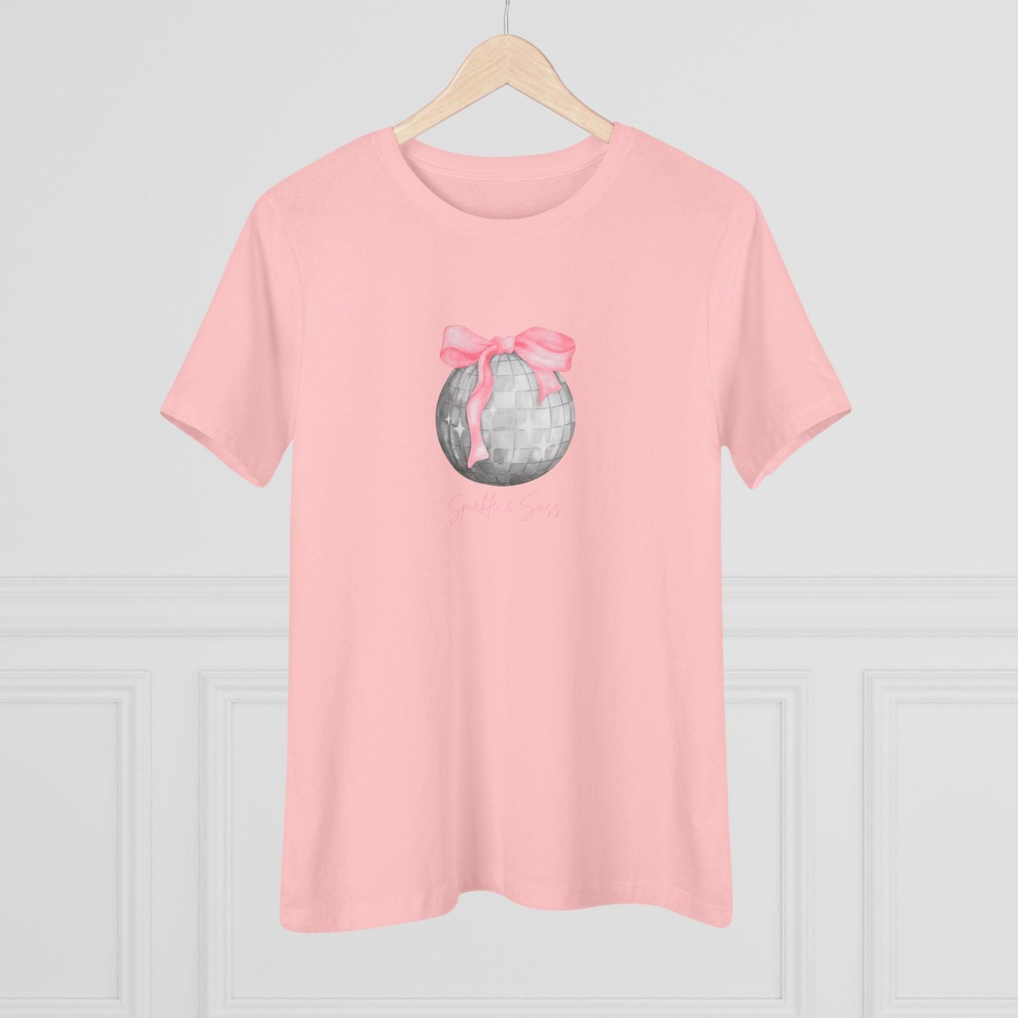 Sparkle & Shine Disco Ball Women's Softstyle Tee - Dance the Night Away! ✨ - Whippie's