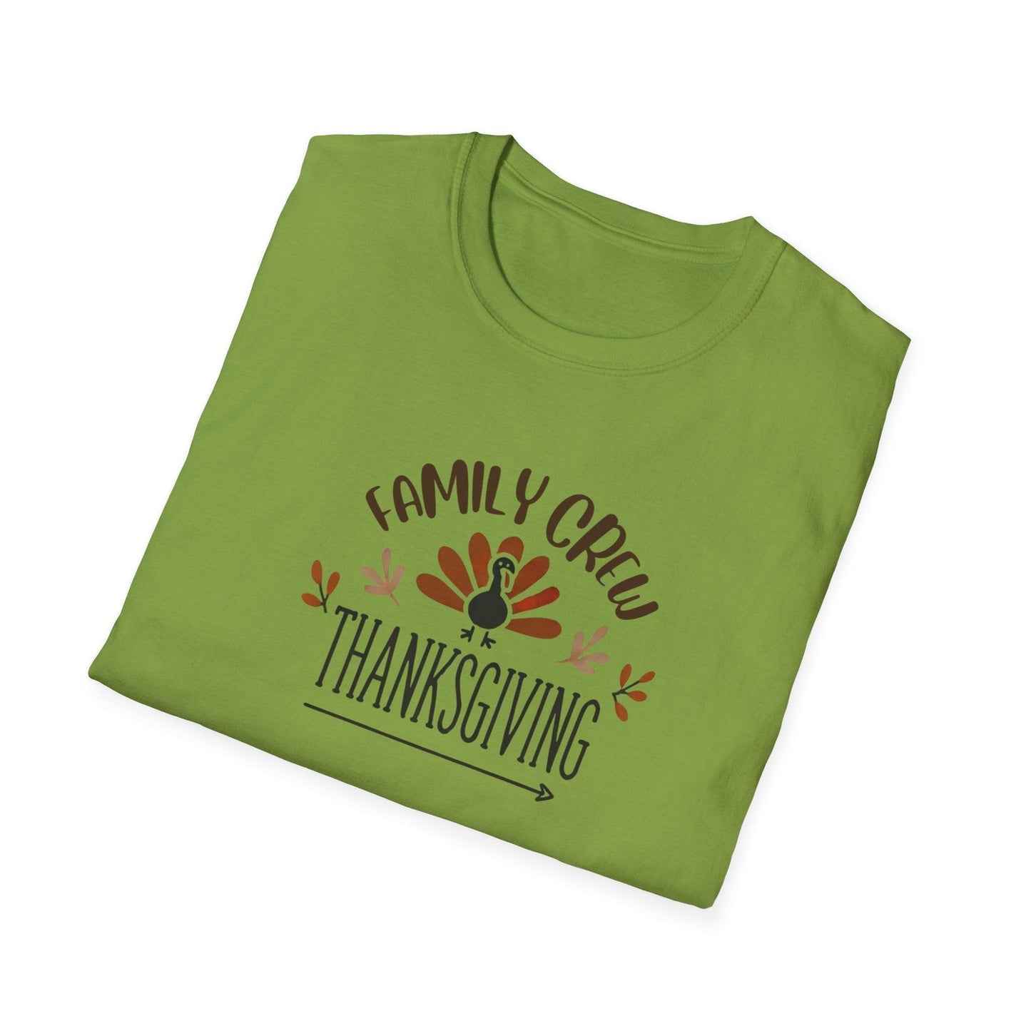 Thanksgiving Family Crew - Gobble 'Til You Wobble with Your Favorite Crew! 🦃🍁 Unisex T-Shirt - Whippie's