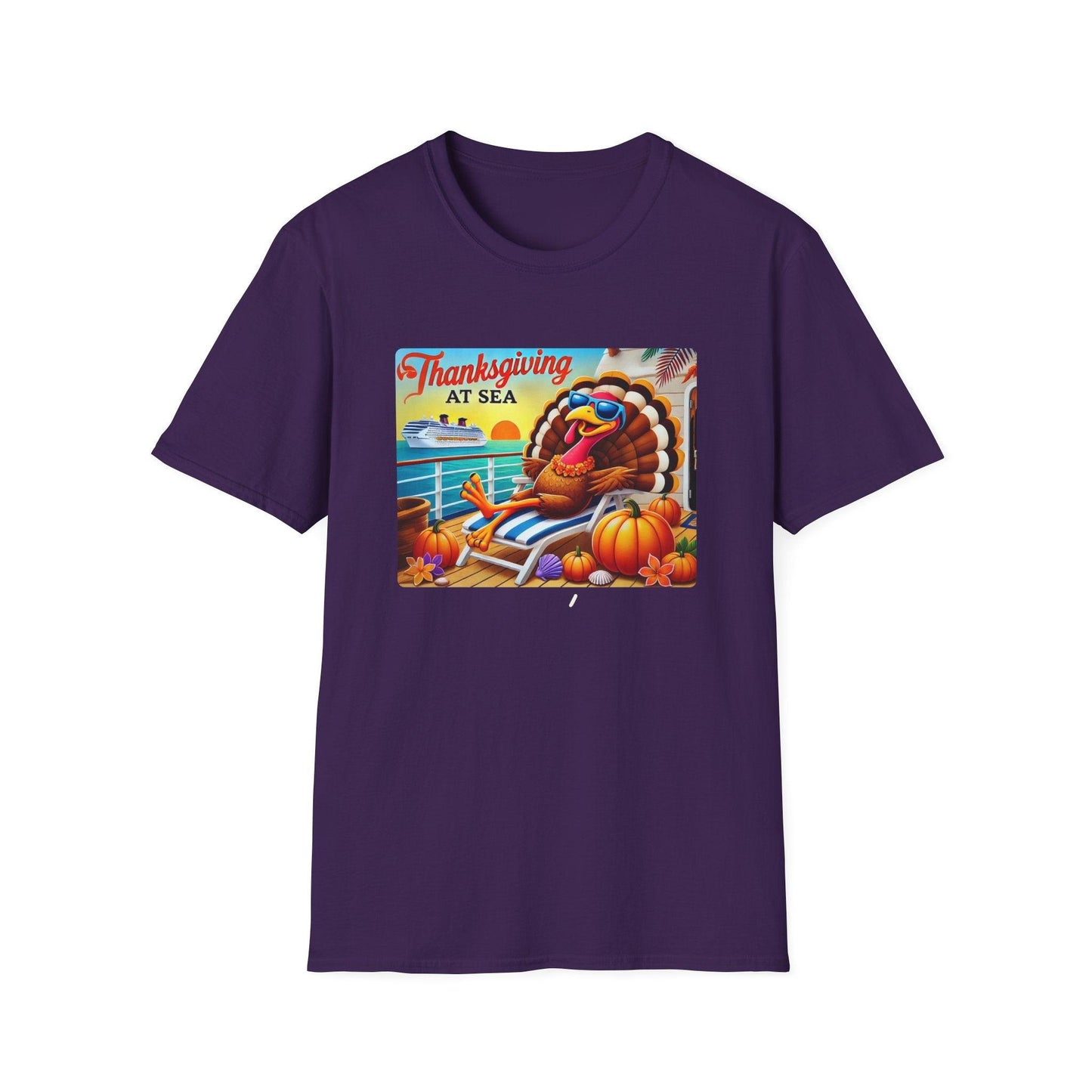 Turkey on Vacation - Gobble 'til You Wobble on the Open Seas! š¦š¢ Unisex T-Shirt š - Whippie's