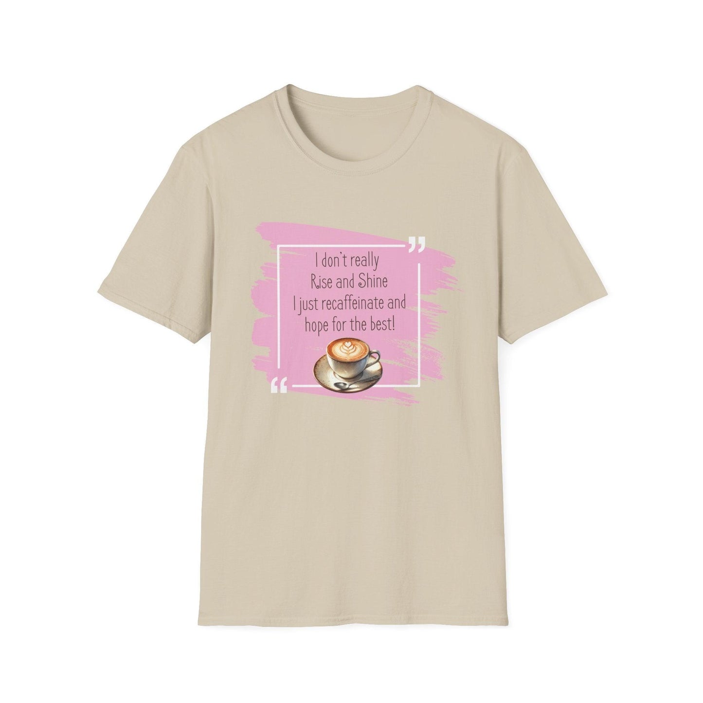 Recaffeinate & Hope Unisex Tee - But First, Coffee! ☕️💖 - Whippie's