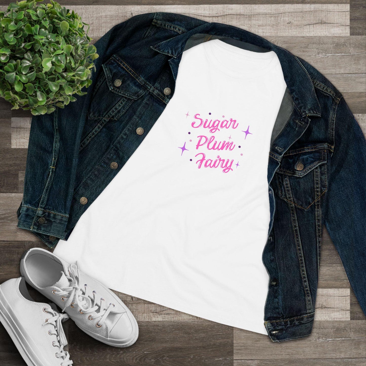Sugar Plum Fairy - Dance Through the Holidays! ✨🩰 Women's Softstyle Tee - Whippie's