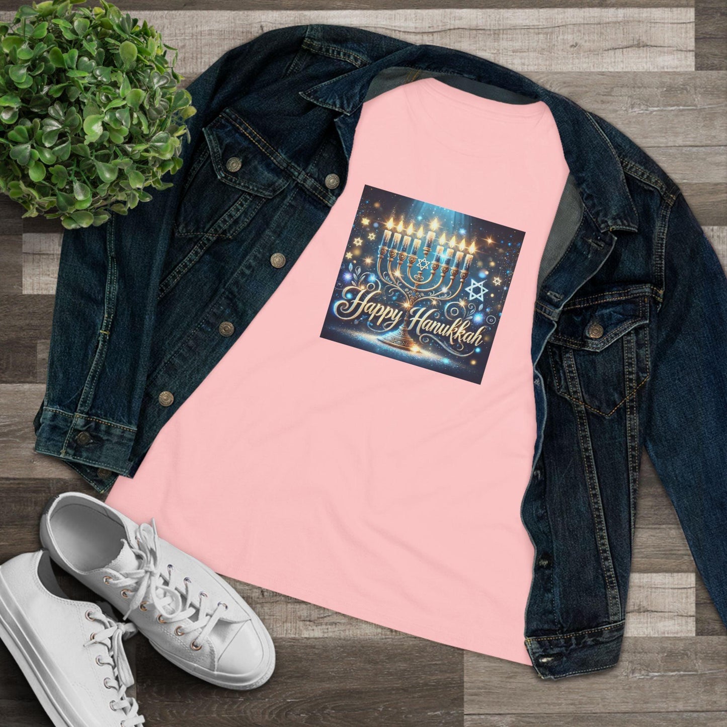 Happy Hanukkah - Women's Tee - Whippie's