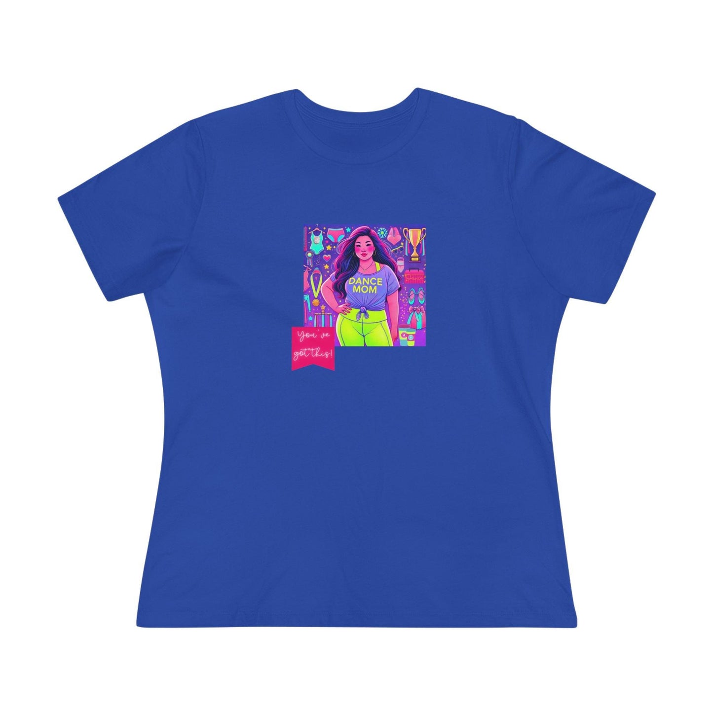 Dance Mom: You've Got This - Asian Mom (Curvy) - Women's Softstyle Tee Celebrate Your Inner Dance Mom! - Whippie's
