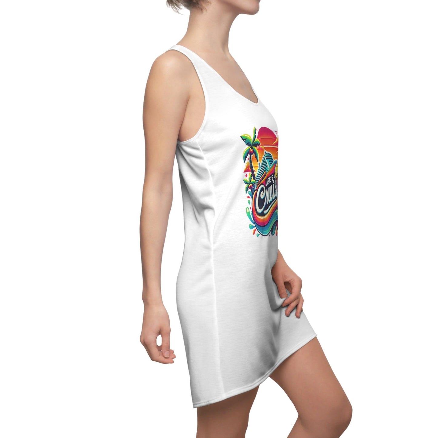 Life's a Cruise 🛳️🌴☀️ - Women's Racerback Dress - Whippie's