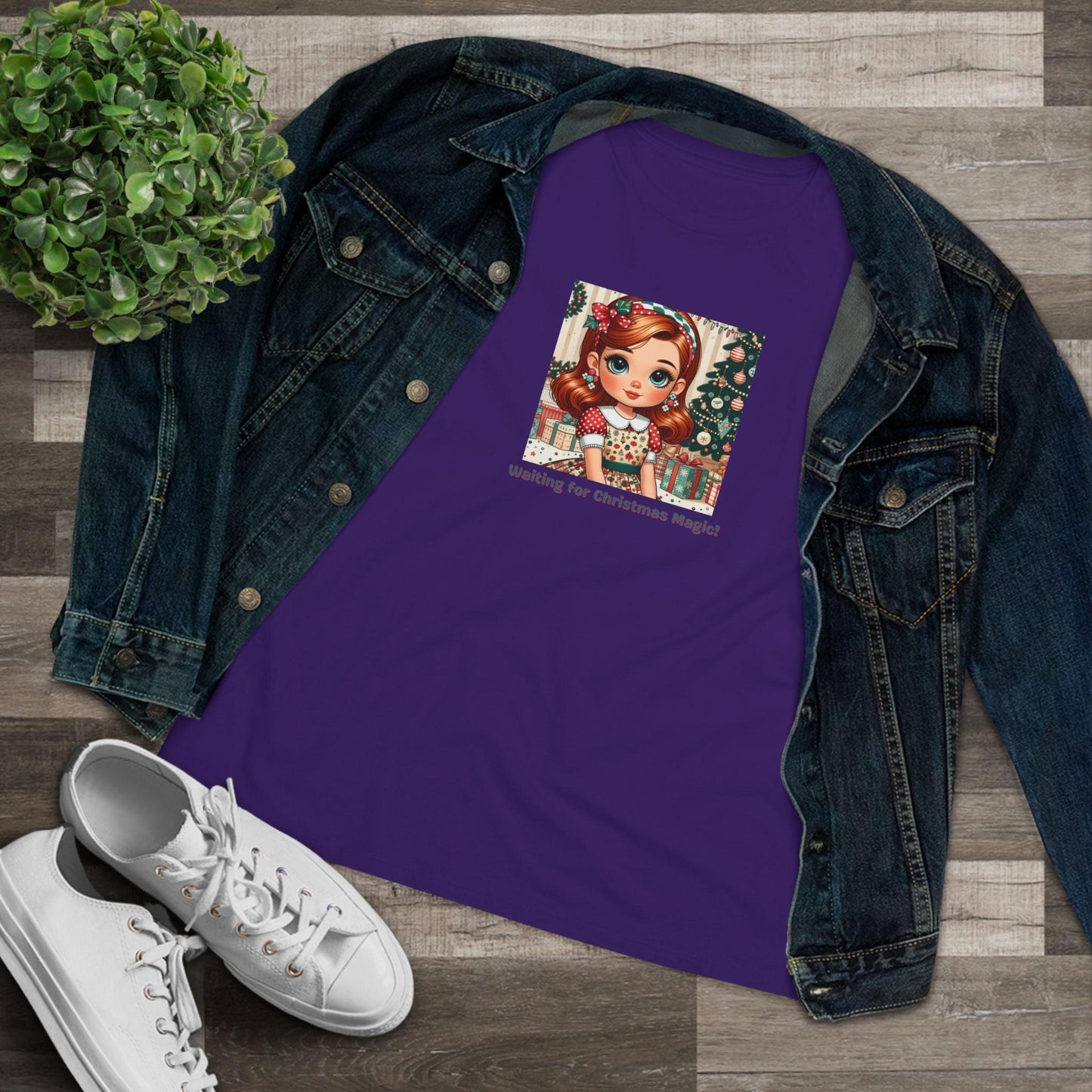 Waiting for Christmas Magic! - Women's Softstyle Tee - Whippie's
