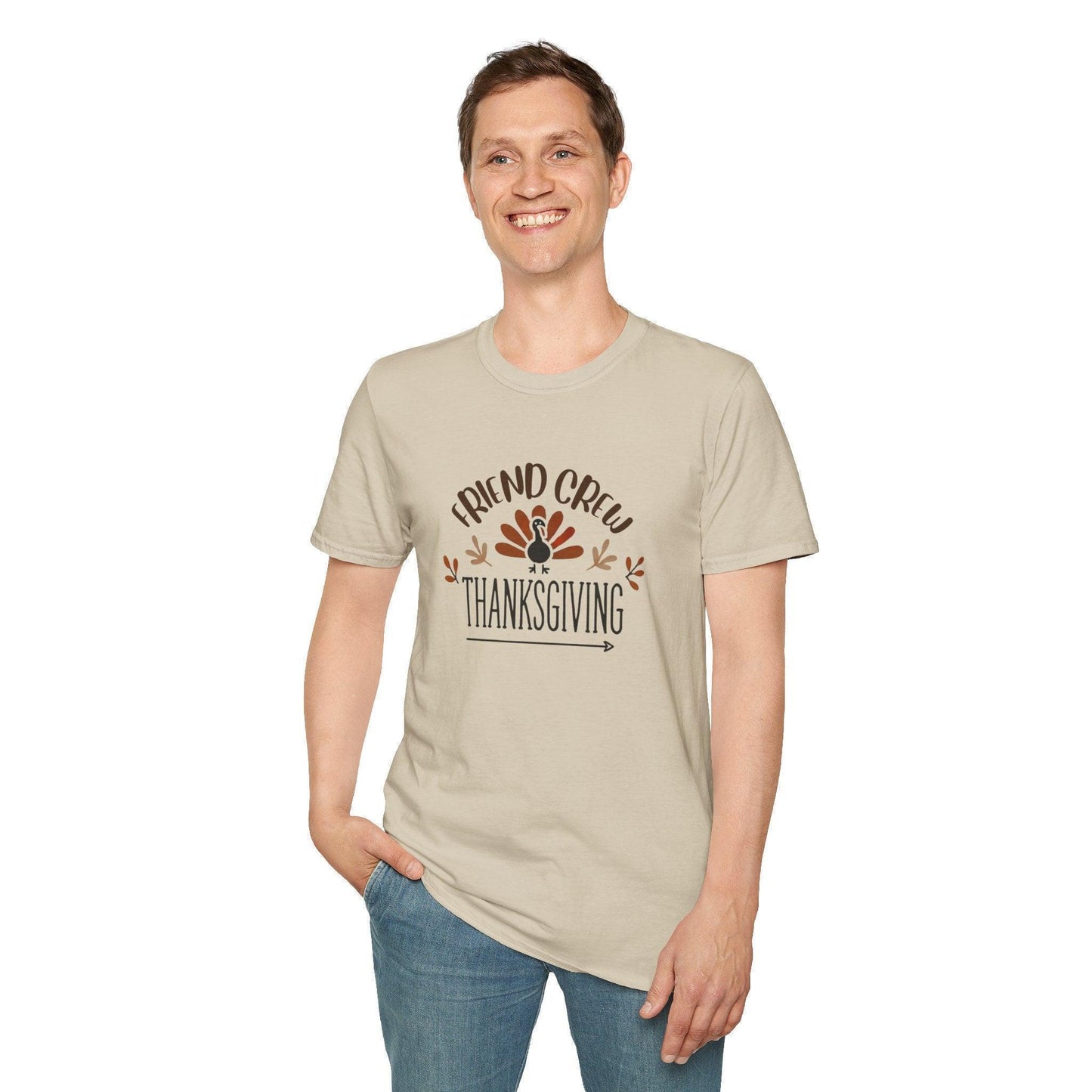 Thanksgiving Friend Crew Unisex T-Shirt - Whippie's