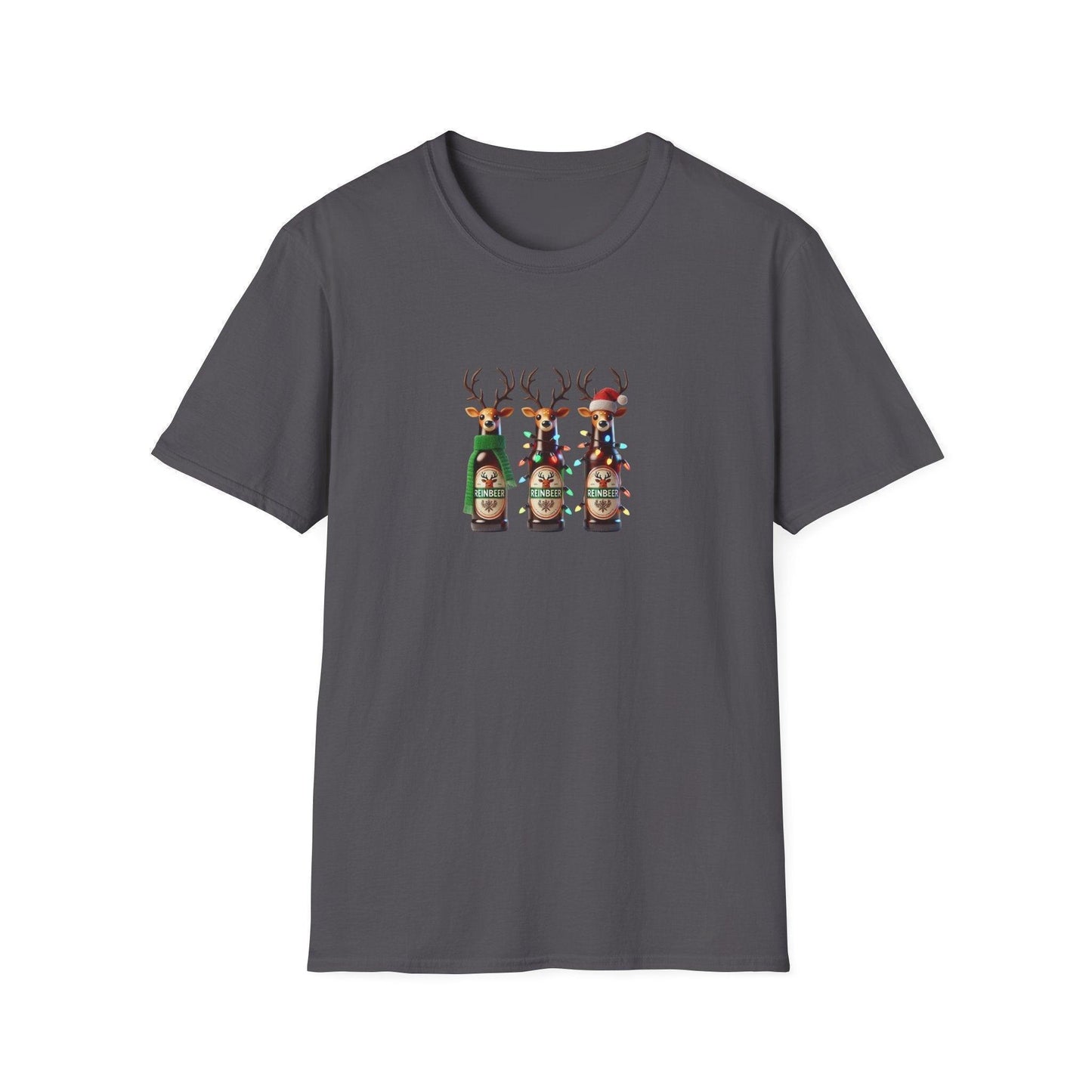 Reinbeer: 'Tis the Season to be Drinking! ๐ป๐ฆ๐ - Unisex Softstyle T-shirt - Whippie's