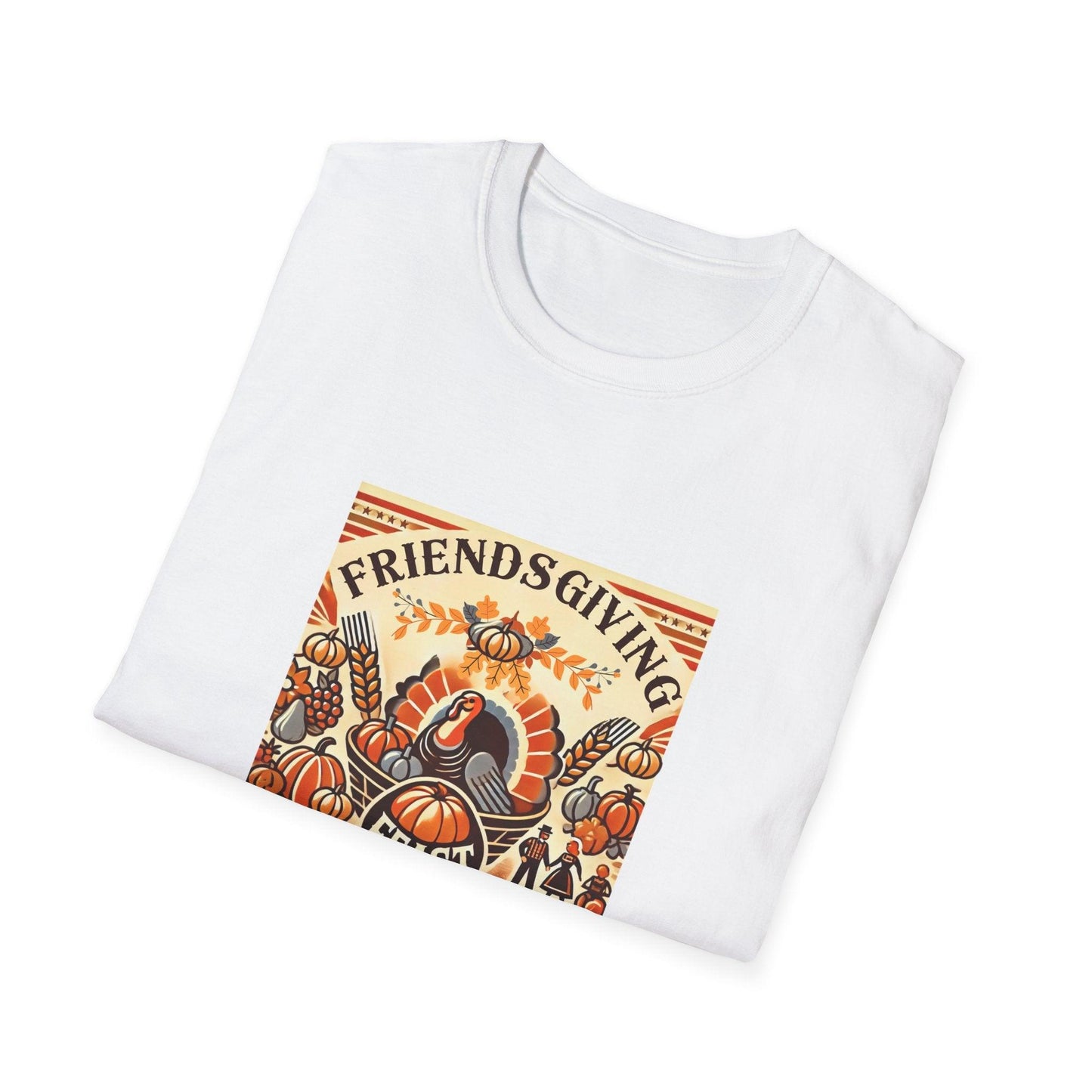 Friendsgiving Feast - A Harvest of Gratitude 🍂🦃 - Unisex T-Shirt - Whippie's