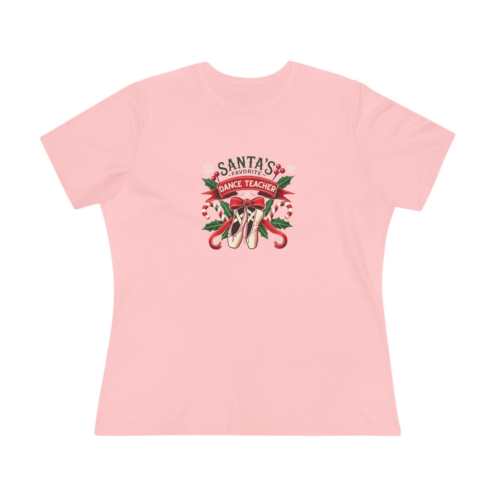 Santa's Favorite Dance Teacher Women's Softstyle Tee - Whippie's
