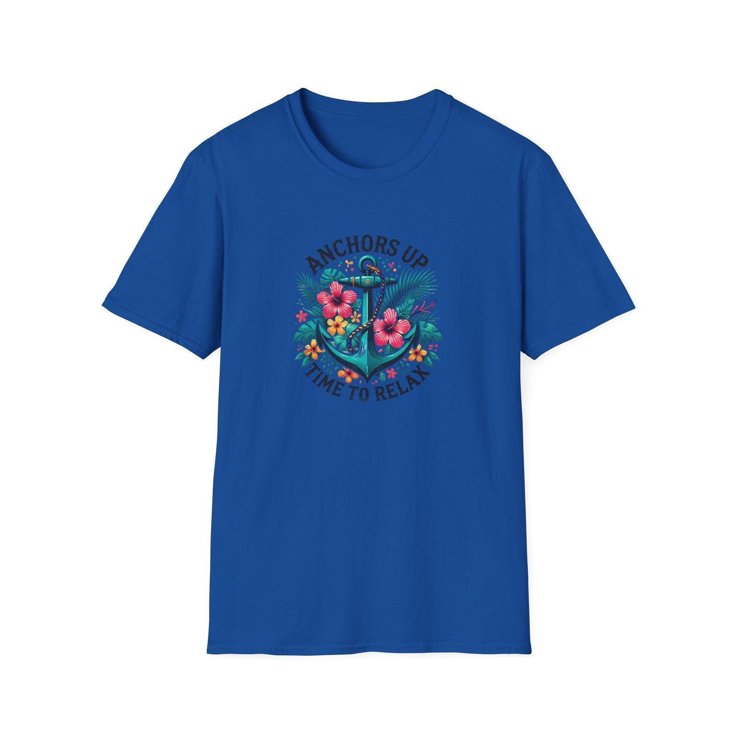 Anchors Up - Time to Relax - Unisex Tee! ๐บโ๏ธ - Whippie's