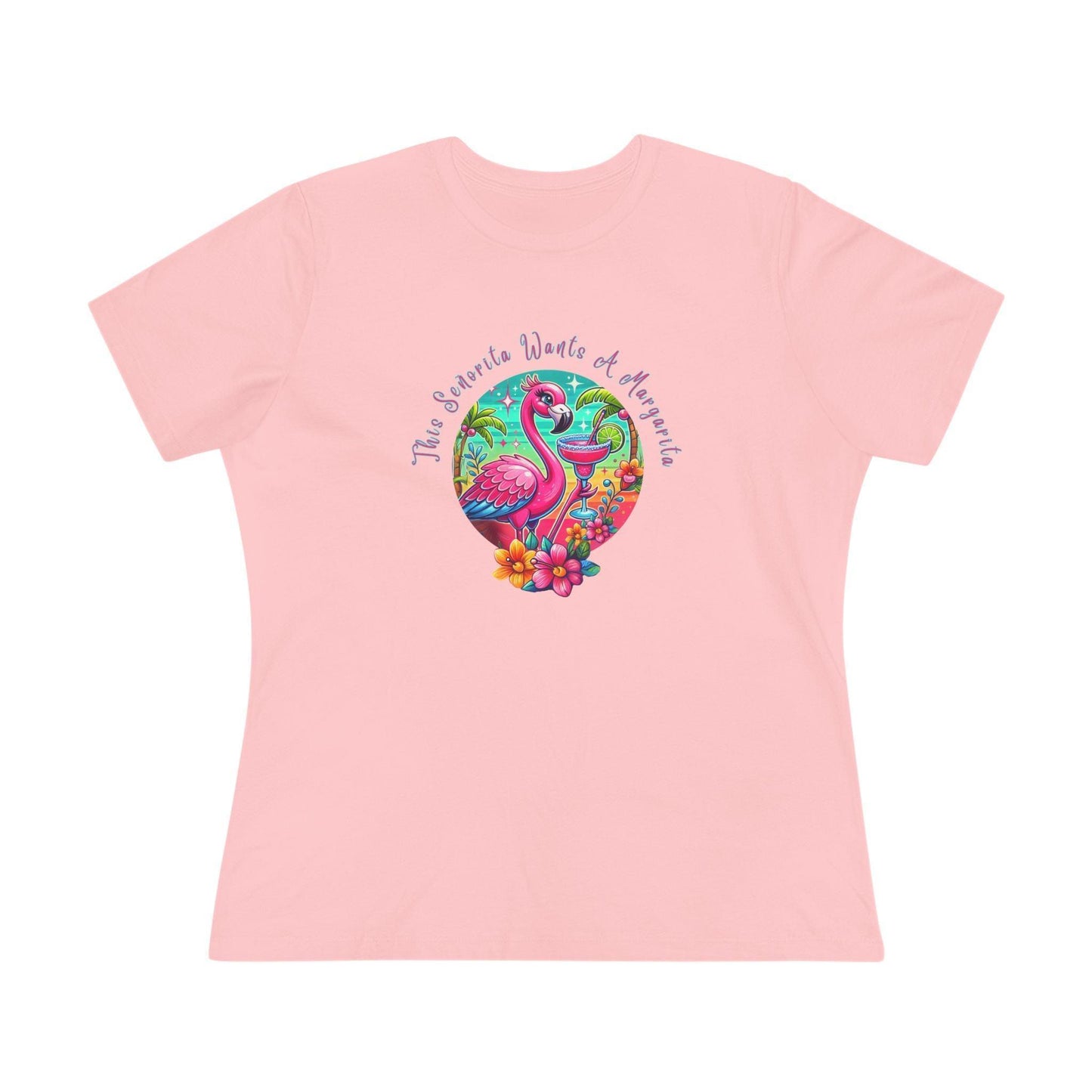This Señorita Wants a Margarita - Women's Cotton Tee 🦩🍹 - Whippie's