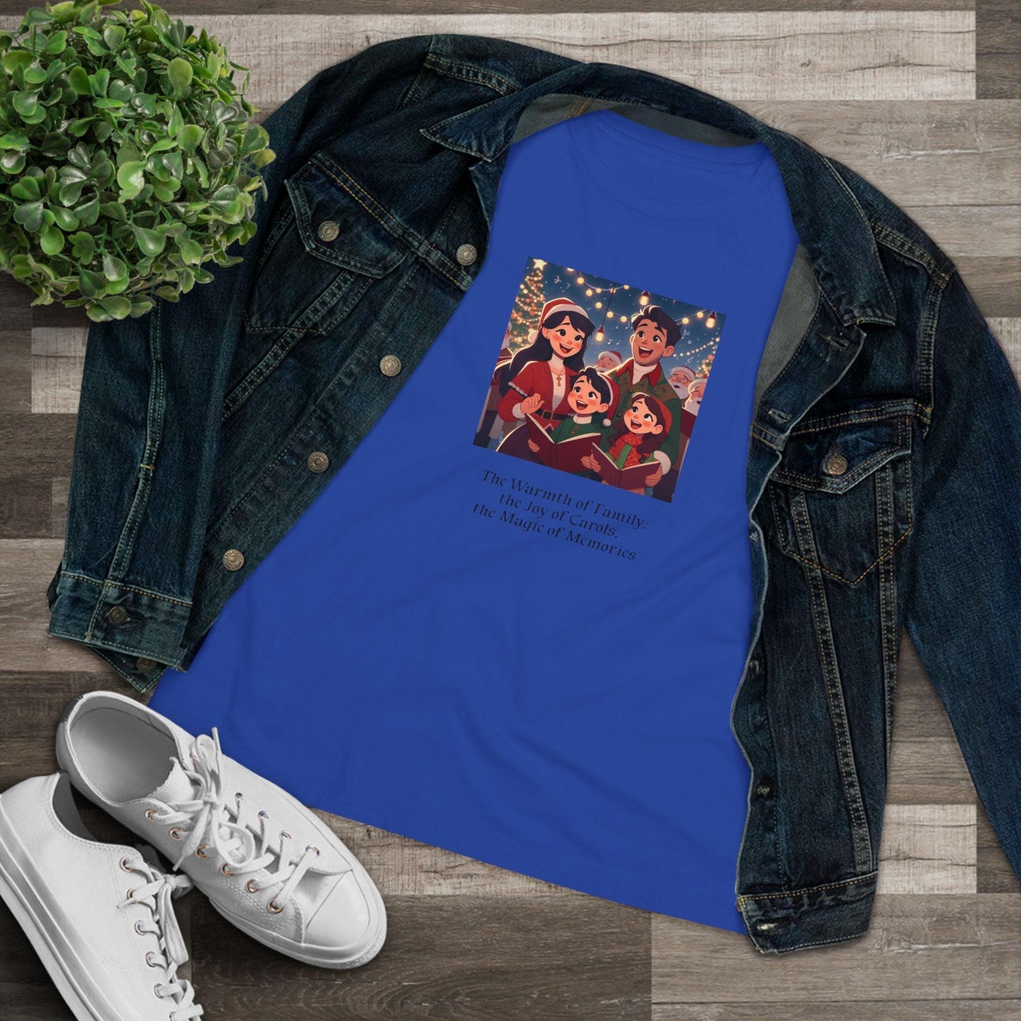 The Warmth of Family, the Joy of Carols, the Magic of Memories - Women's Tee - Whippie's