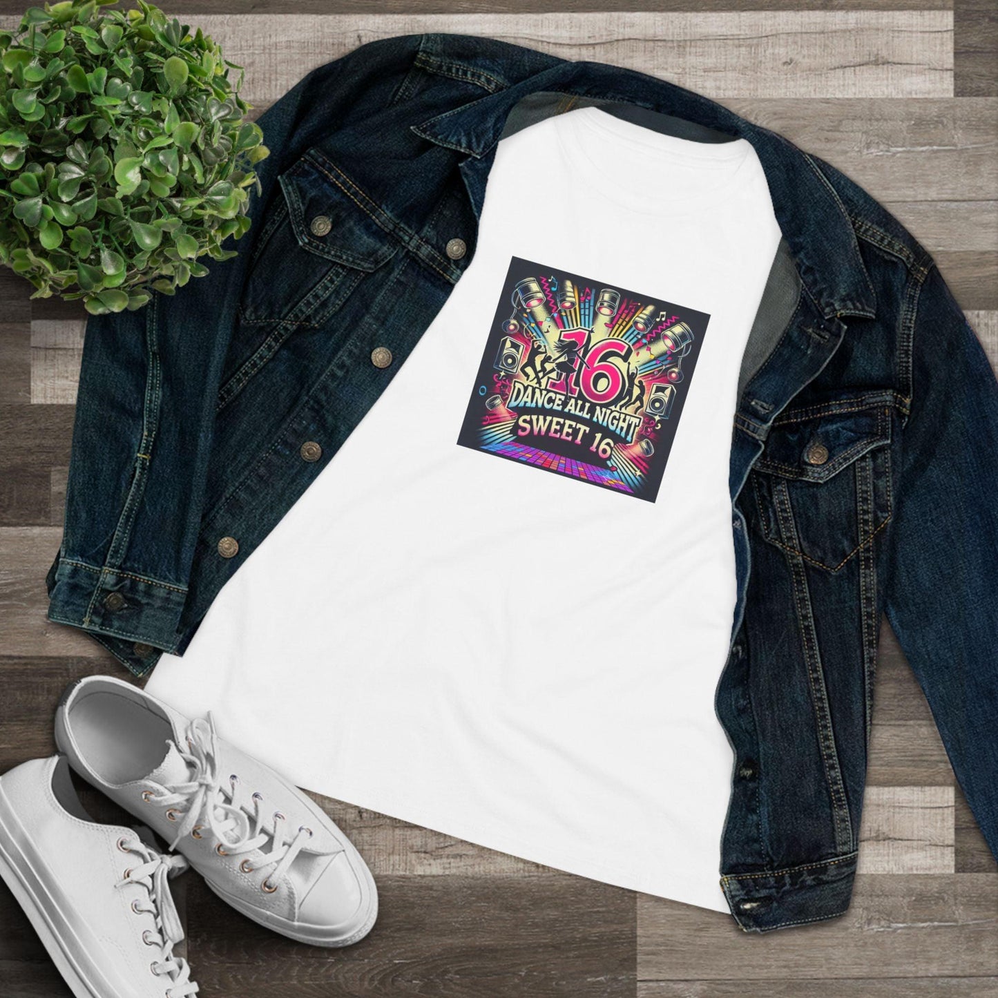 Dance All Night Sweet Sixteen - Party Time! 🎉 - Women's Softstyle Tee - Whippie's