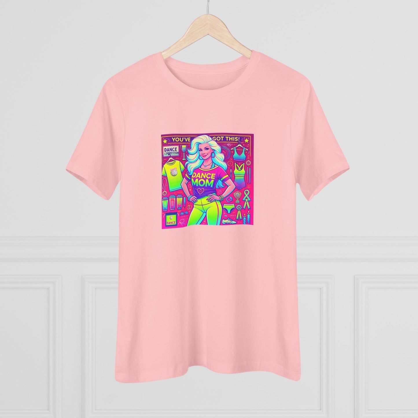 Dance Mom Magic (White Hair) - A Colorful Celebration 🌈 - Women's Softstyle Tee - Whippie's