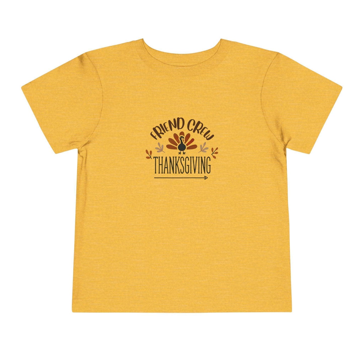 Thanksgiving Friend Crew - Toddler Short Sleeve Tee - Whippie's