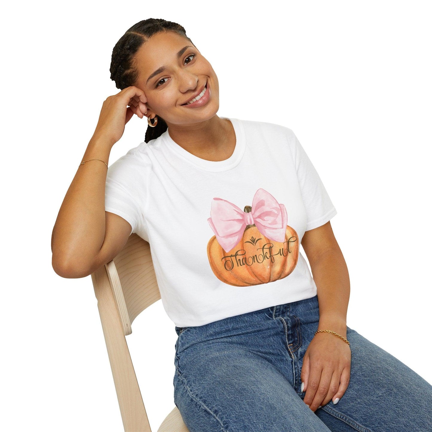 Thankful Pumpkin - A Heart Full of Gratitude! ๐งก๐ Unisex Tee - Whippie's