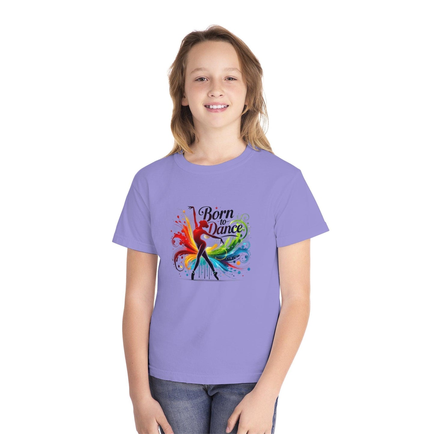 🌈 Born to Dance 💃 Youth Midweight Tee ✨ - Whippie's