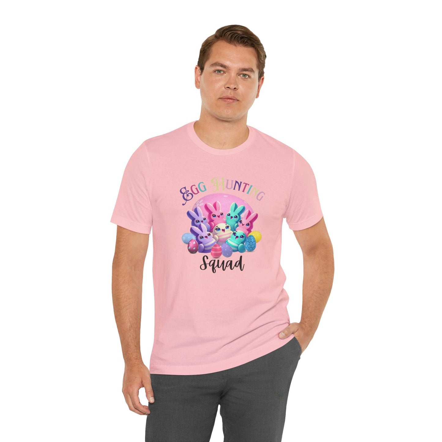 Egg Hunting Squad Unisex Jersey Tee - 🐣🐰 Hop into Easter Fun! 🐰🐣 - Whippie's