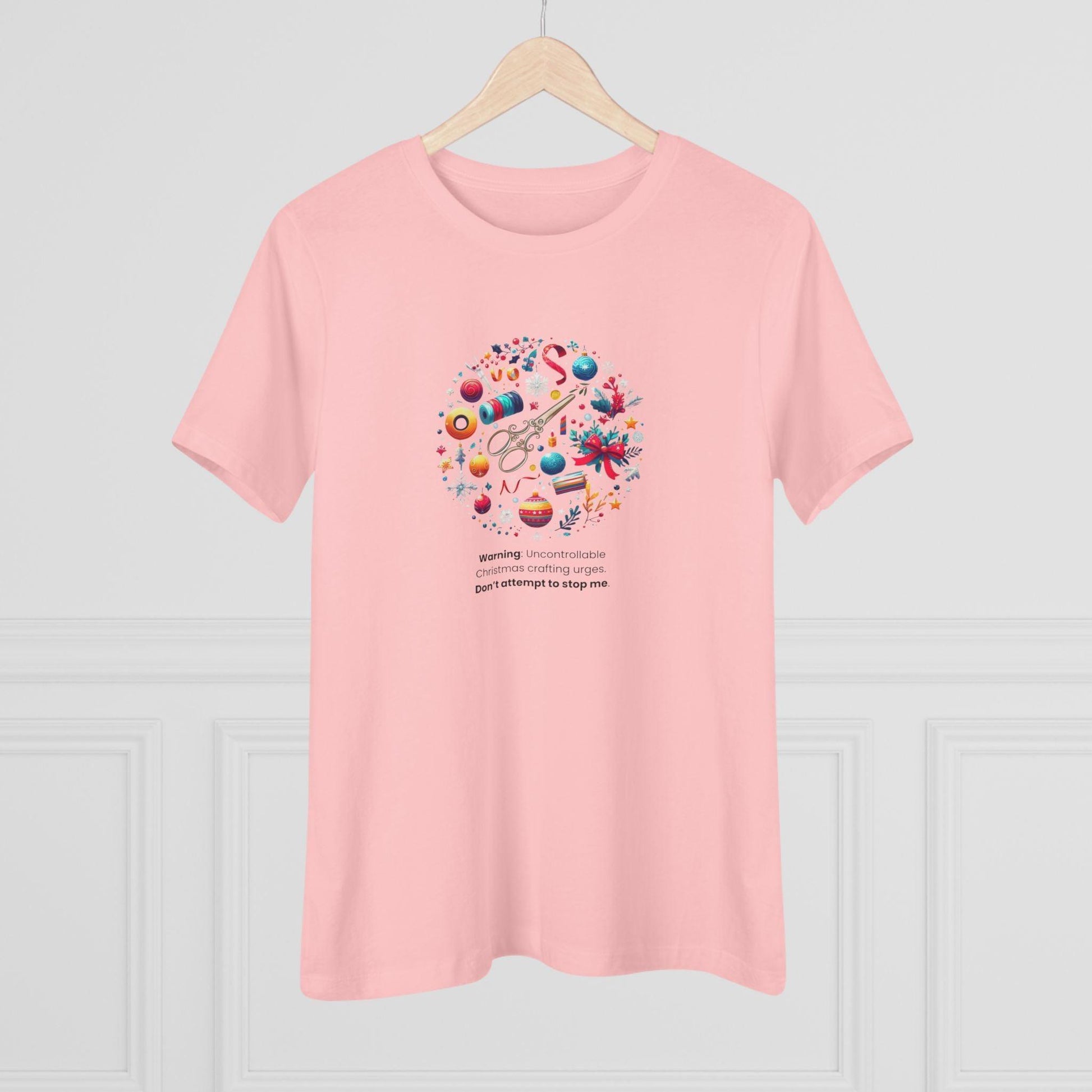 Snow Globe - Uncontrollable Urge to Craft - Women's Softstyle Tee - Whippie's