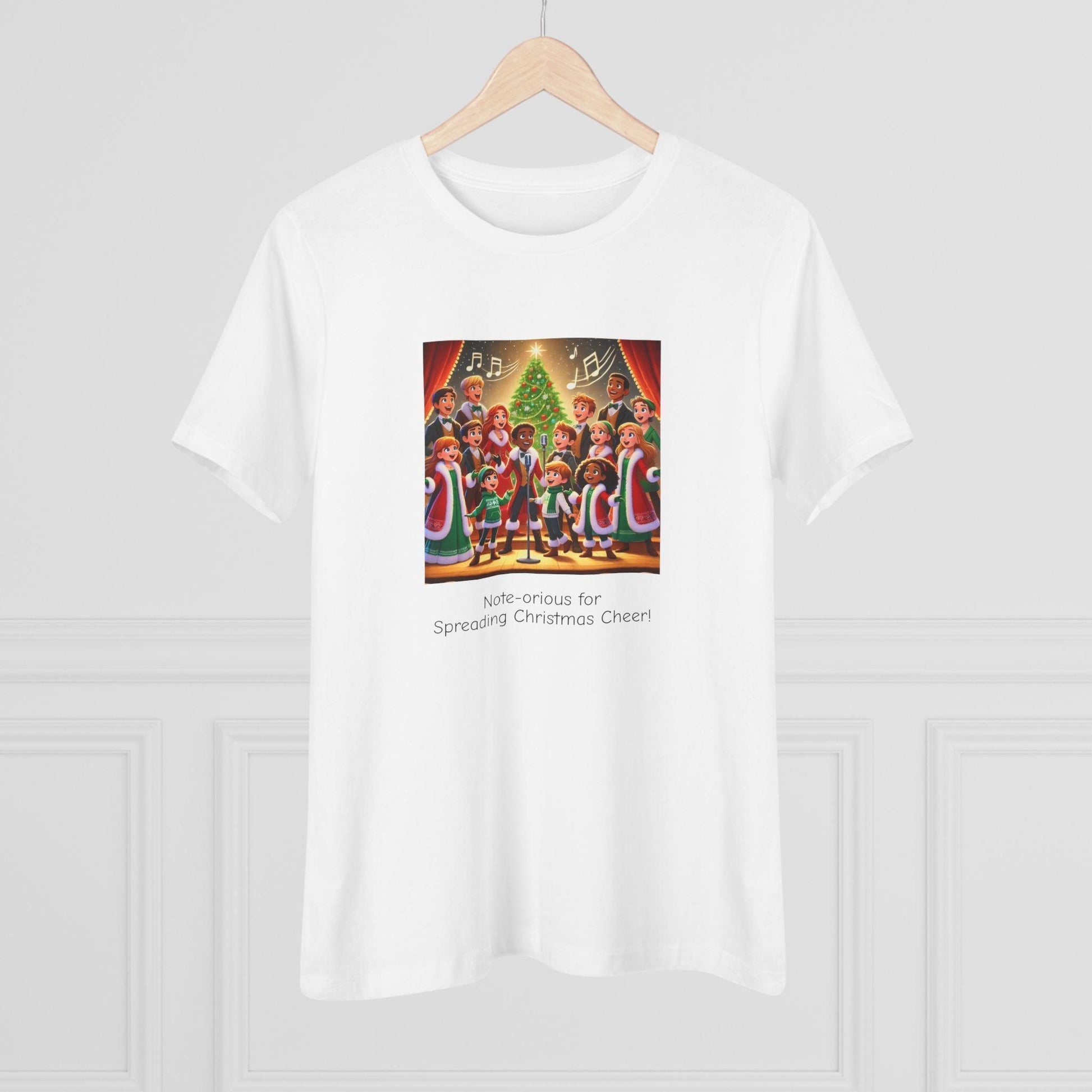 Note-orious for Spreading Christmas Cheer! - Women's Tee - Whippie's