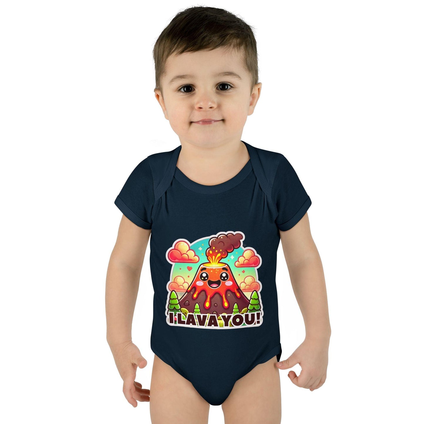 I Lava You - Baby Onesie ❤️🌋 - Whippie's