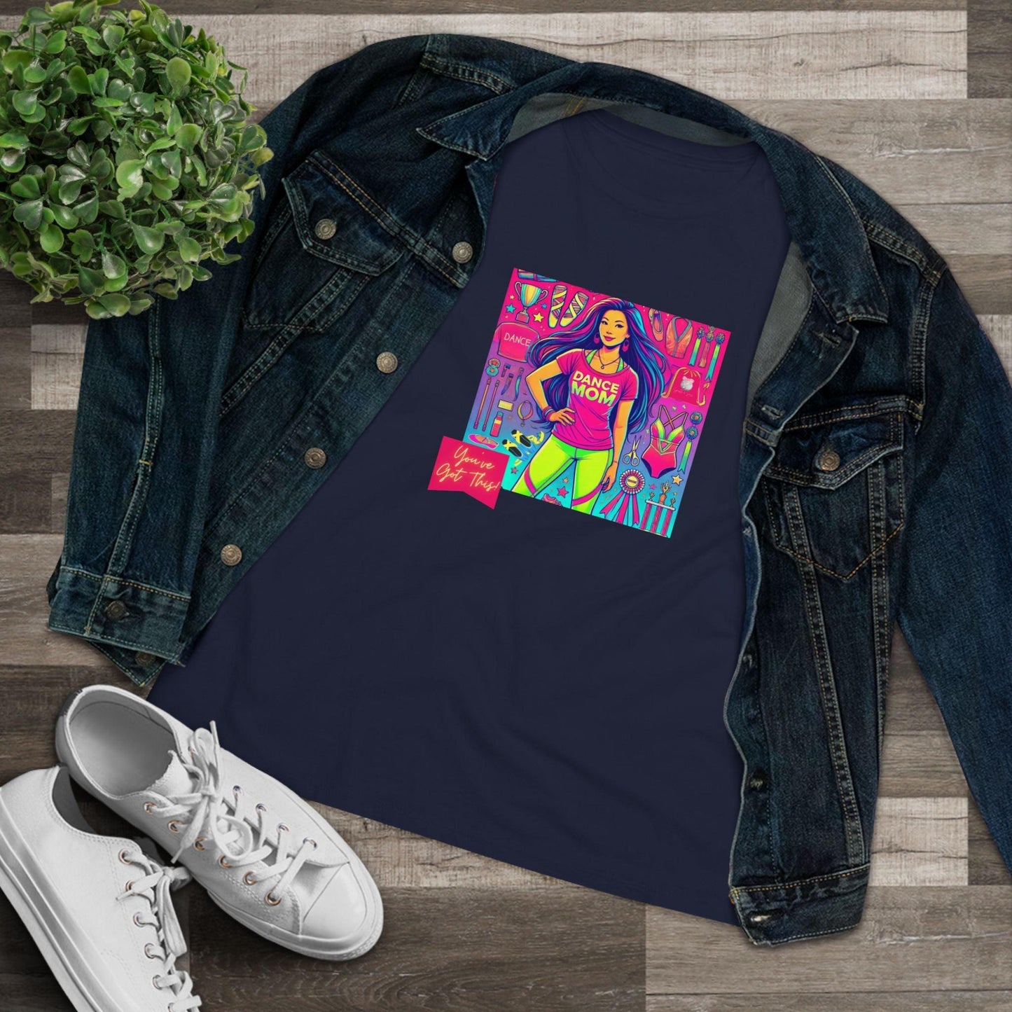 Dance Mom Magic (Asian Mom) - A Colorful Celebration 🌈 - Women's Softstyle Tee - Whippie's