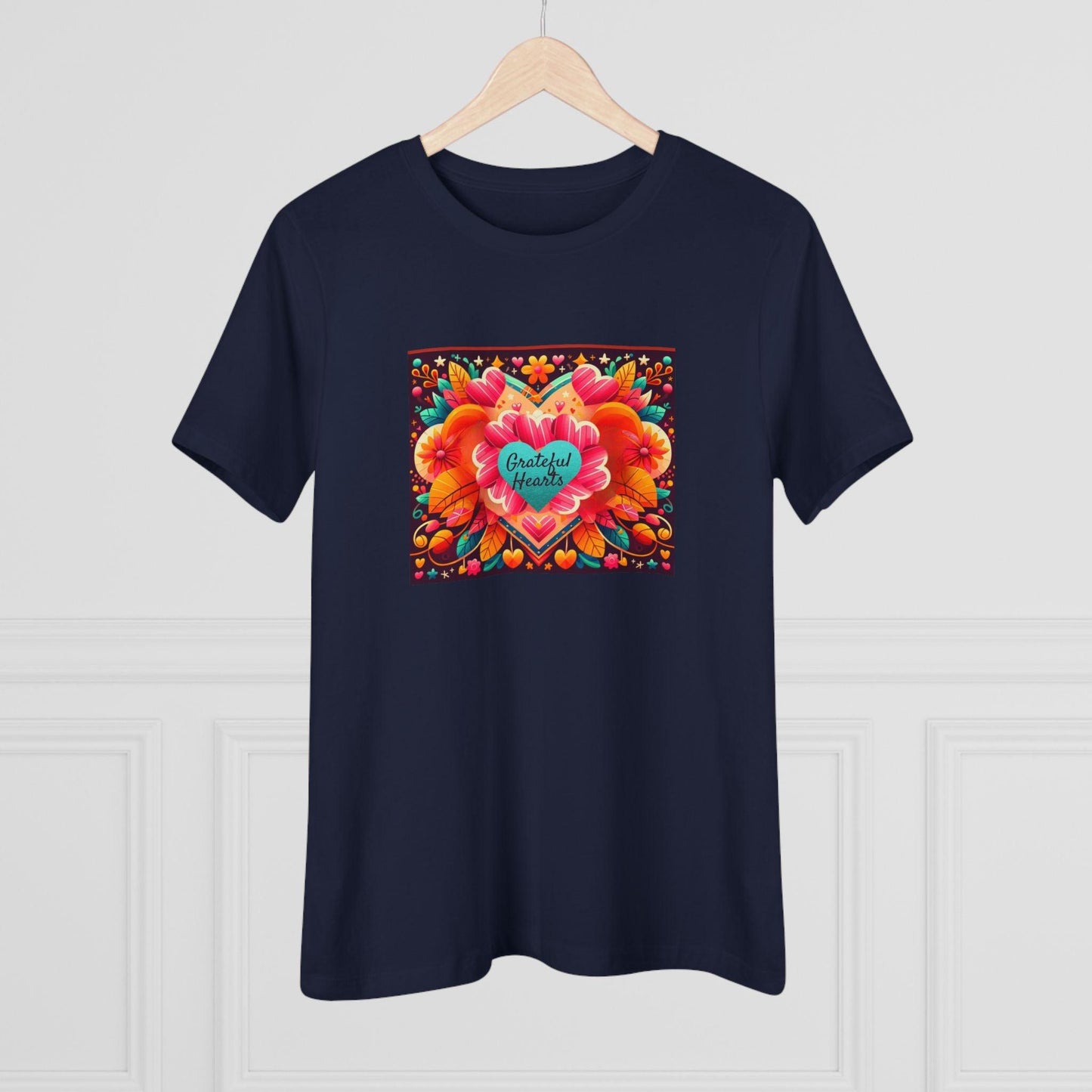 Grateful Hearts - A Celebration of Love and Gratitude 🧡💛❤️ - Women's Softstyle Tee - Whippie's