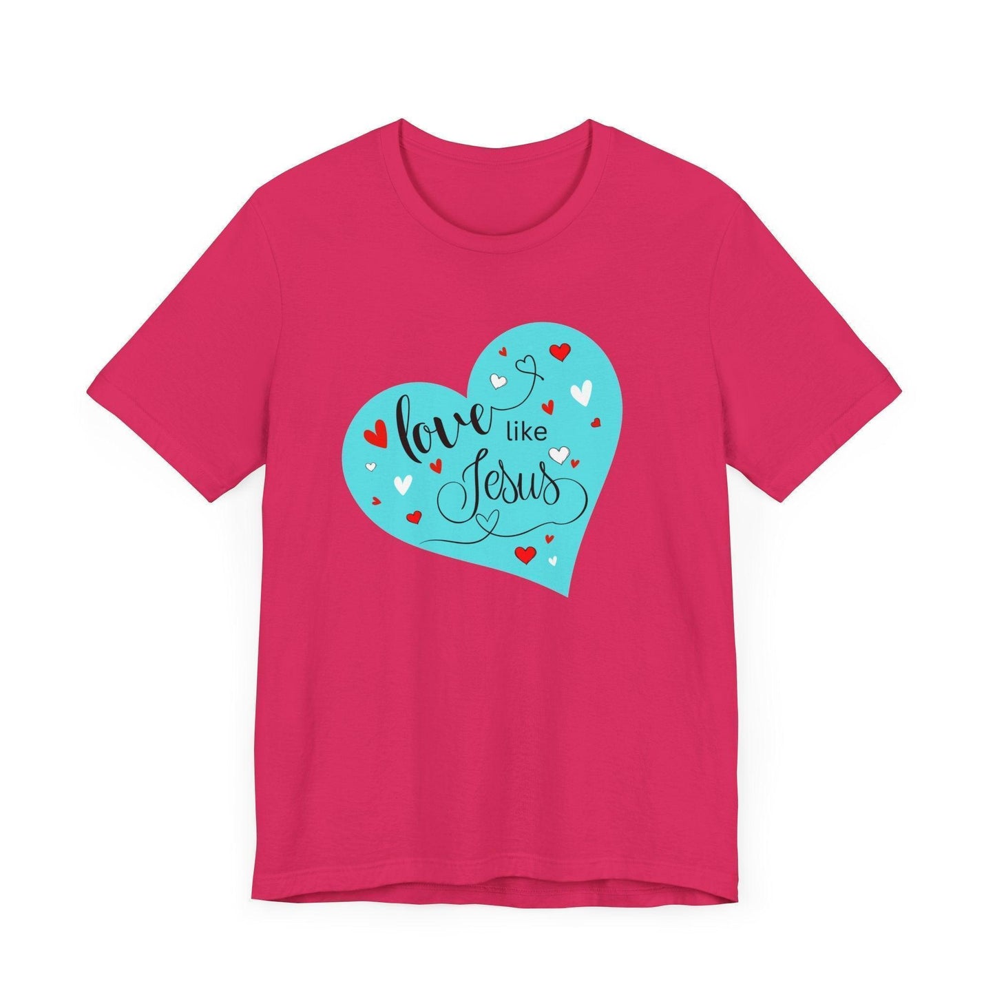 💙 Love Like Jesus ❤️ Unisex Jersey Tee ✨ Spread love and kindness. - Whippie's