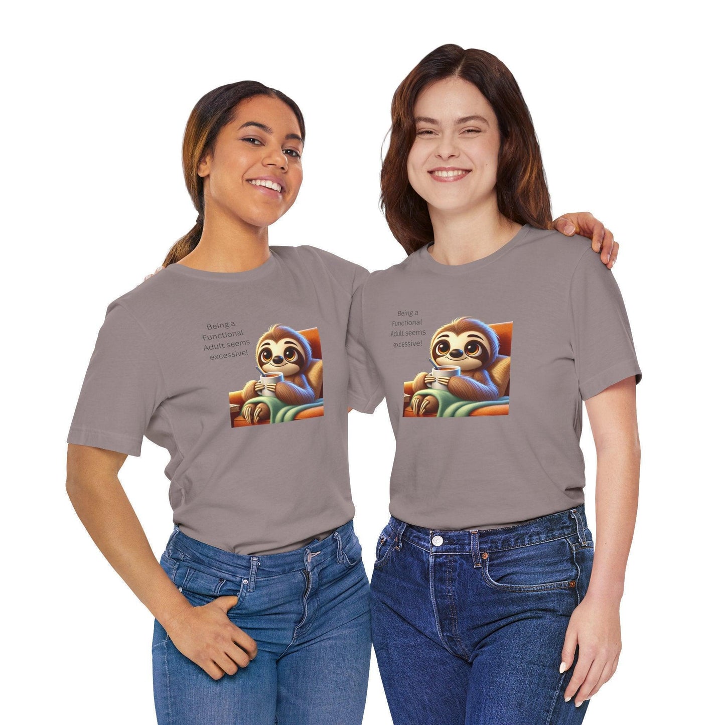 🦥 Functional Adult? Excessive! ☕ Unisex Jersey Tee ✨ - Whippie's
