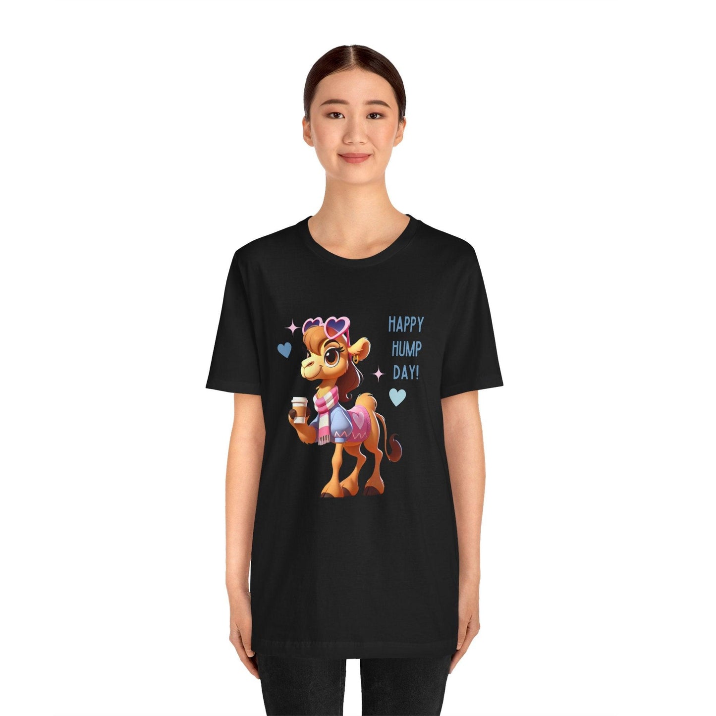 Happy Hump Day - Unisex Jersey Tee - 🐪 Celebrate the Midweek Hump with a Smile! 🐪 - Whippie's