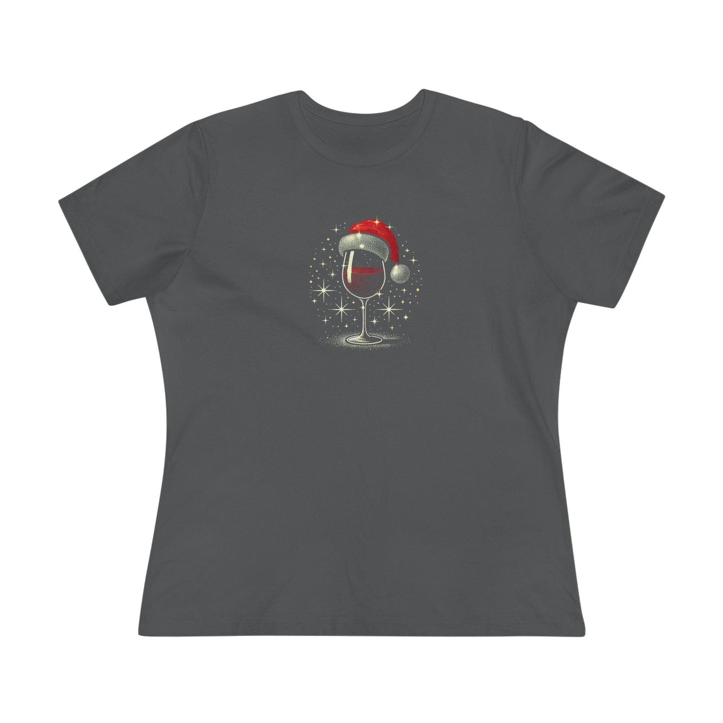 Wine & Christmas Cheer- Women's Softstyle Tee - Whippie's