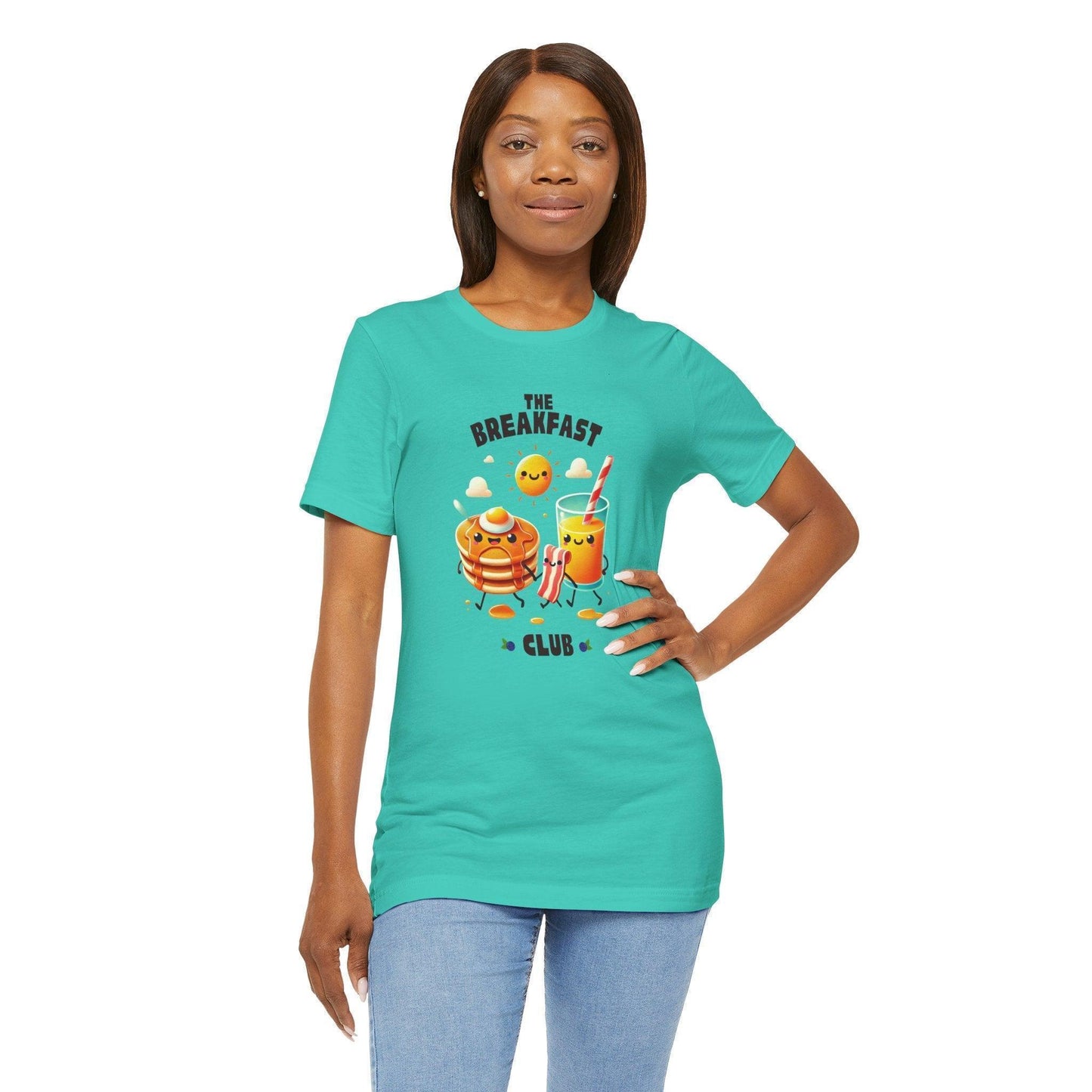 🥞 Breakfast Club 🍳 Unisex Jersey Tee ☀️ Rise and shine, breakfast time! - Whippie's