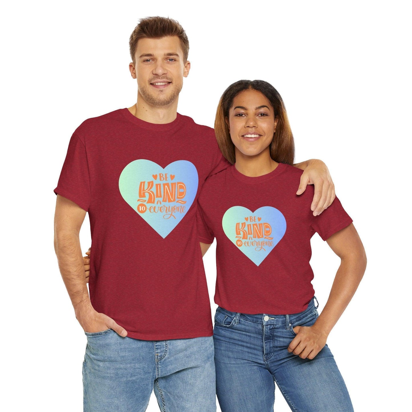 Be Kind to Everyone Unisex Heavy Cotton Tee 💙 - Whippie's
